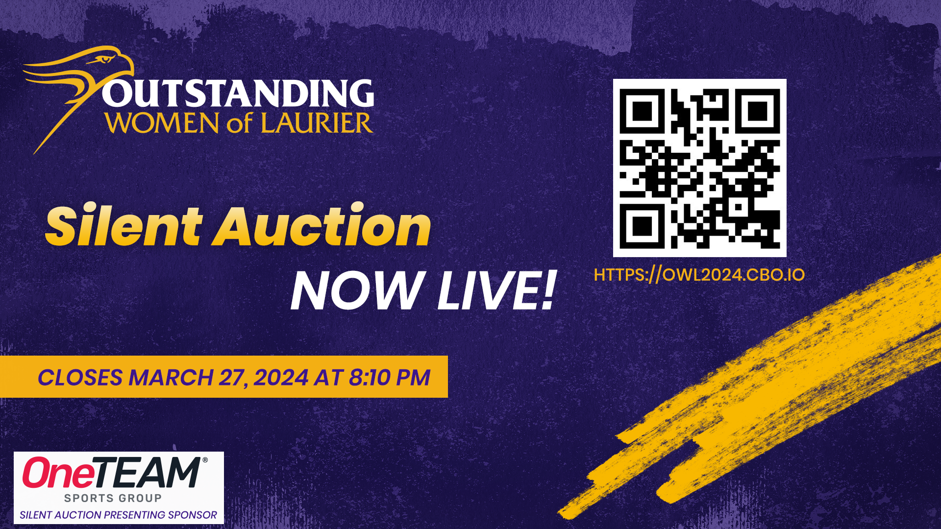 2024 Outstanding Women of Laurier Silent Auction is live!