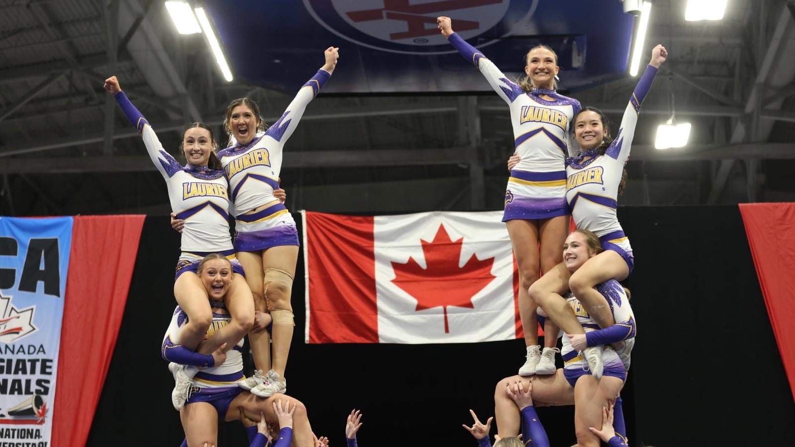 Laurier performs its routine at the 2024 PCA Nationals