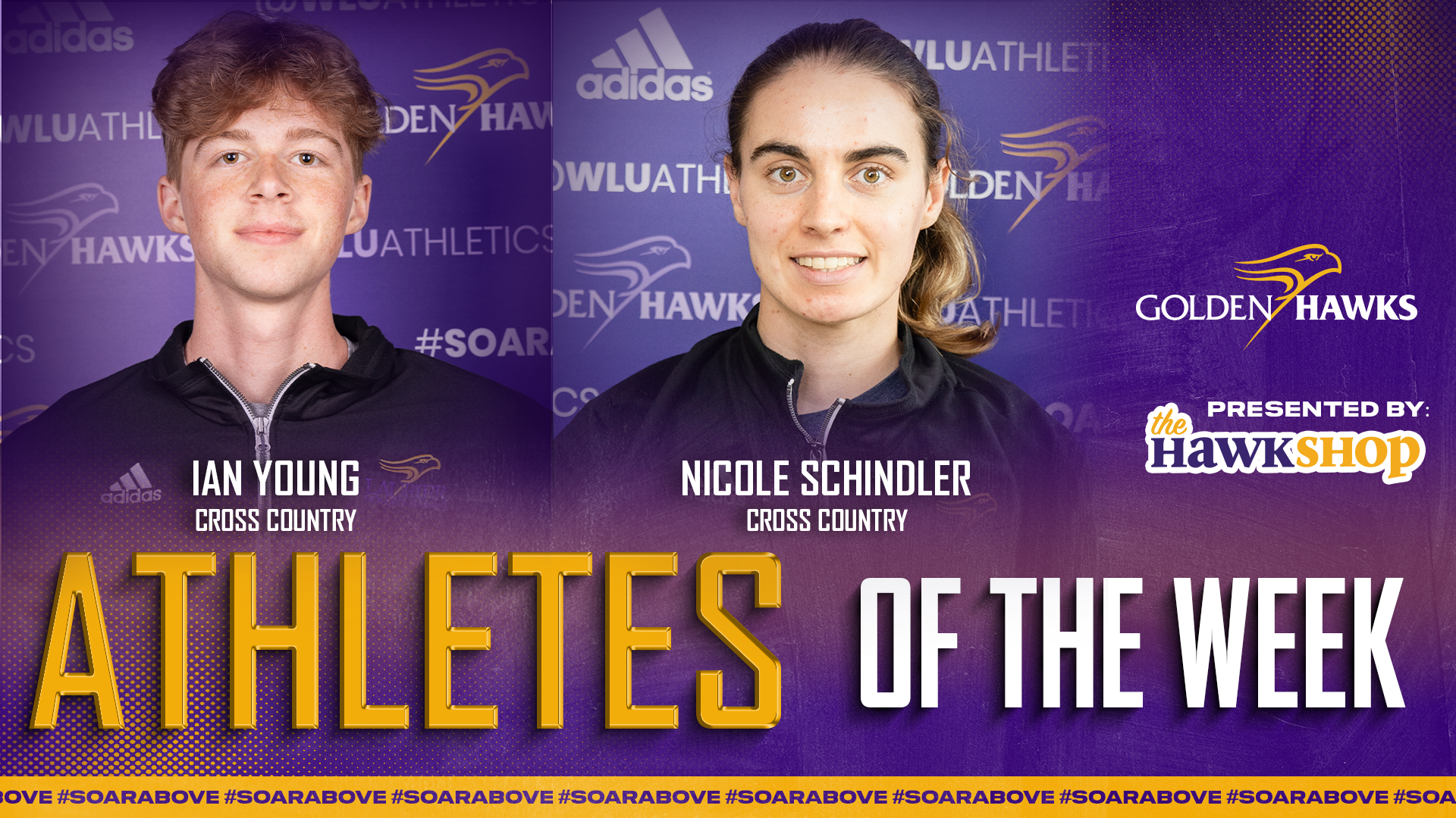 Young and Schindler named Laurier Athletes of the Week