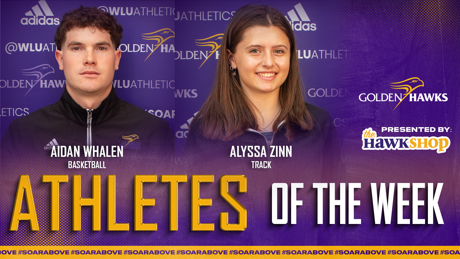 Whalen and Zinn named Laurier athletes of the week - December 1
