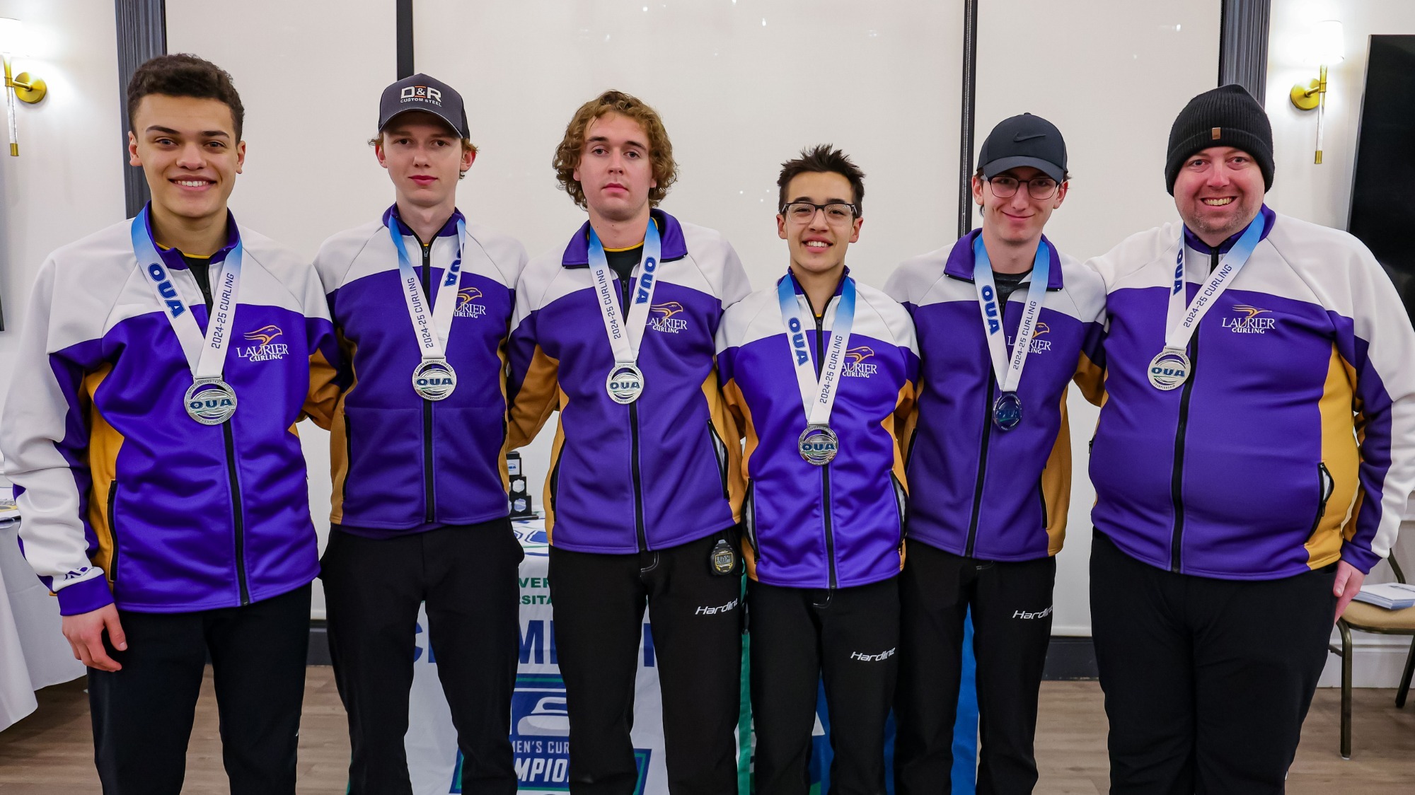 Laurier wins 2024-25 men's curling OUA silver medal