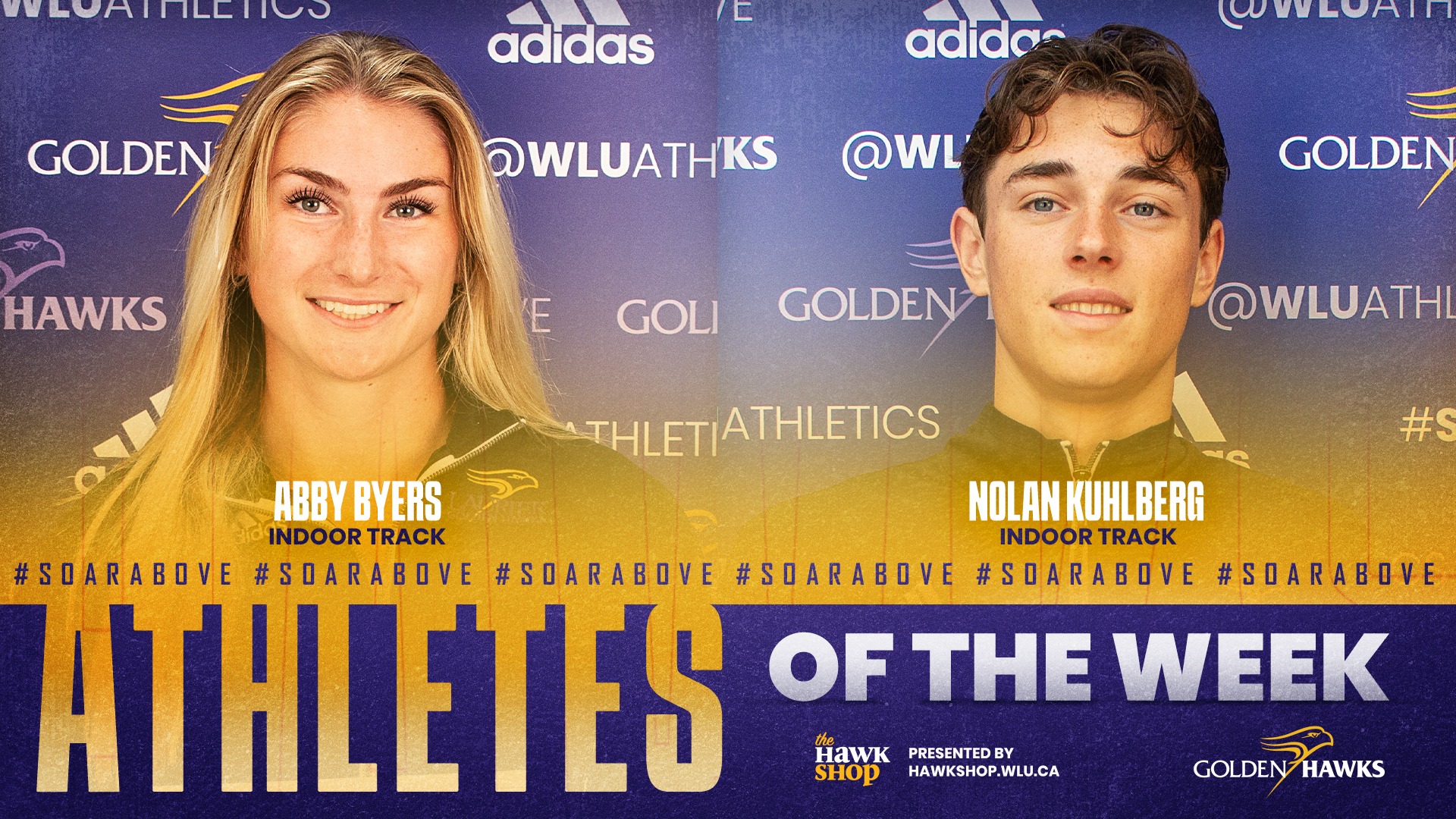 Abby Byers and Nolan Kuhlberg named Laurier Athletes of the Week