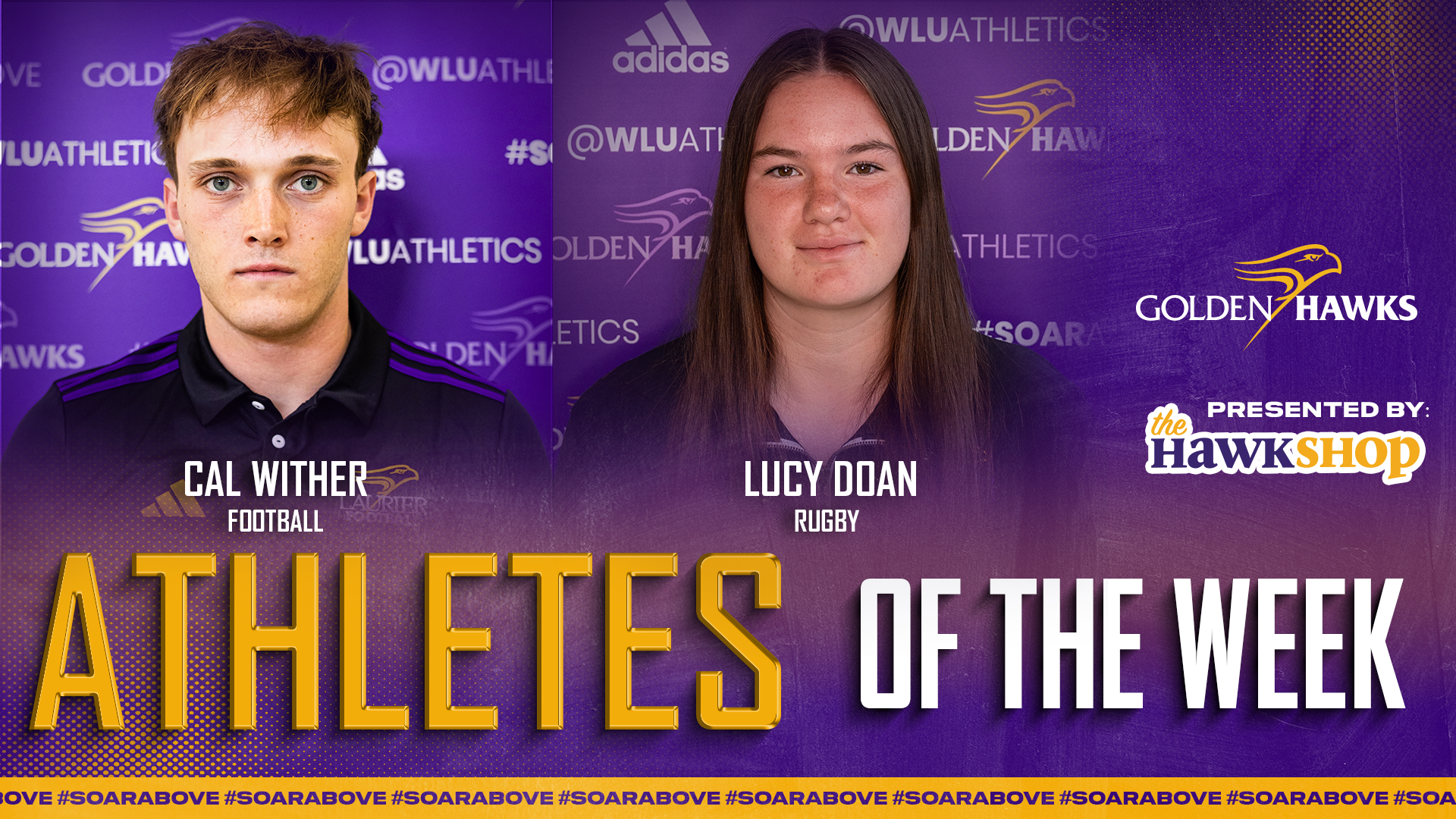 Wither and Doan named Laurier Athletes of the Week