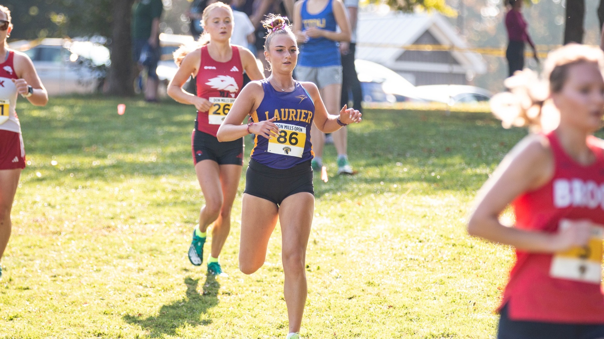 Laurier women's cross country compete at the Don Mills Open