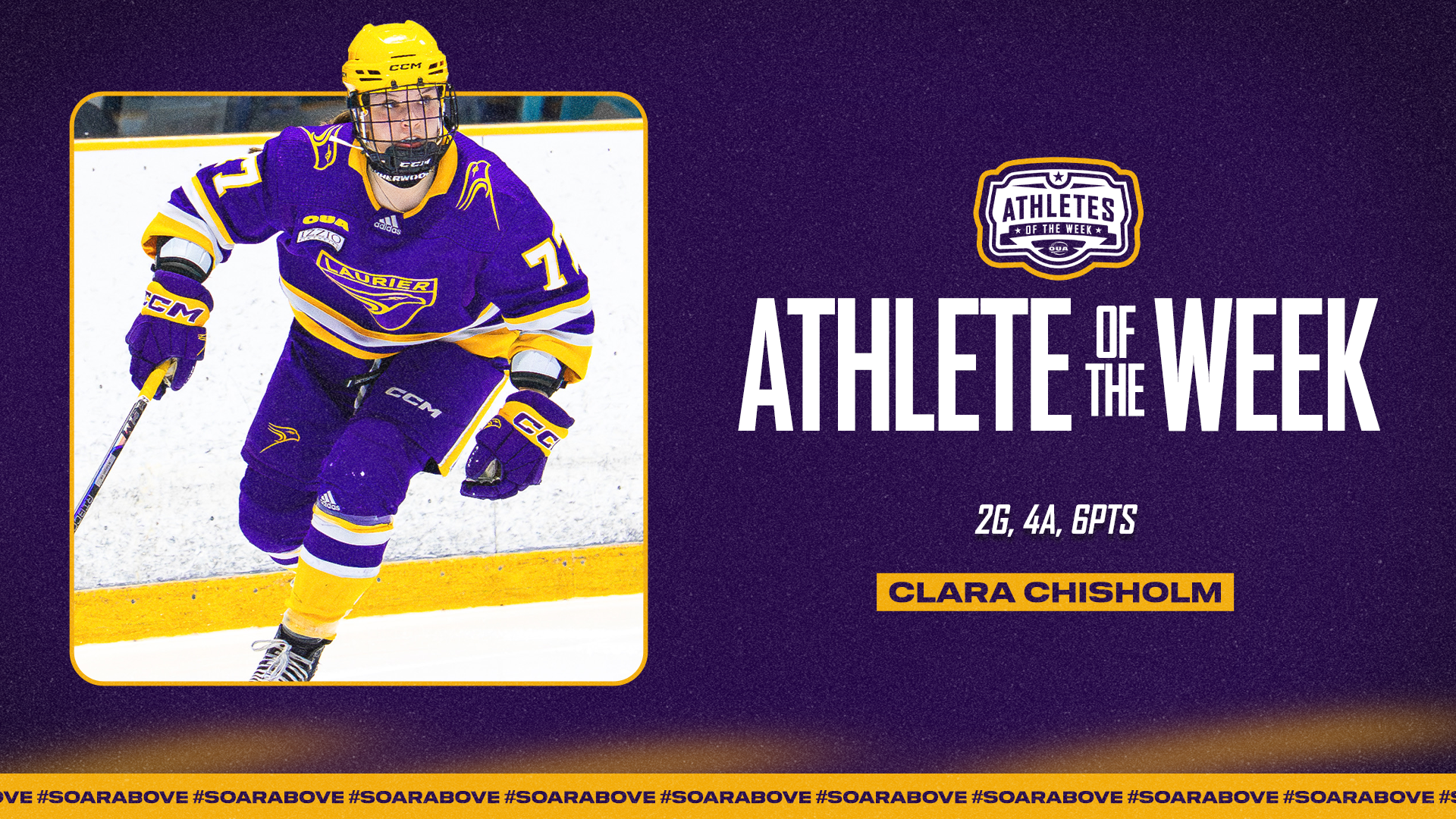 Clara Chisholm named an OUA Athlete of the Week