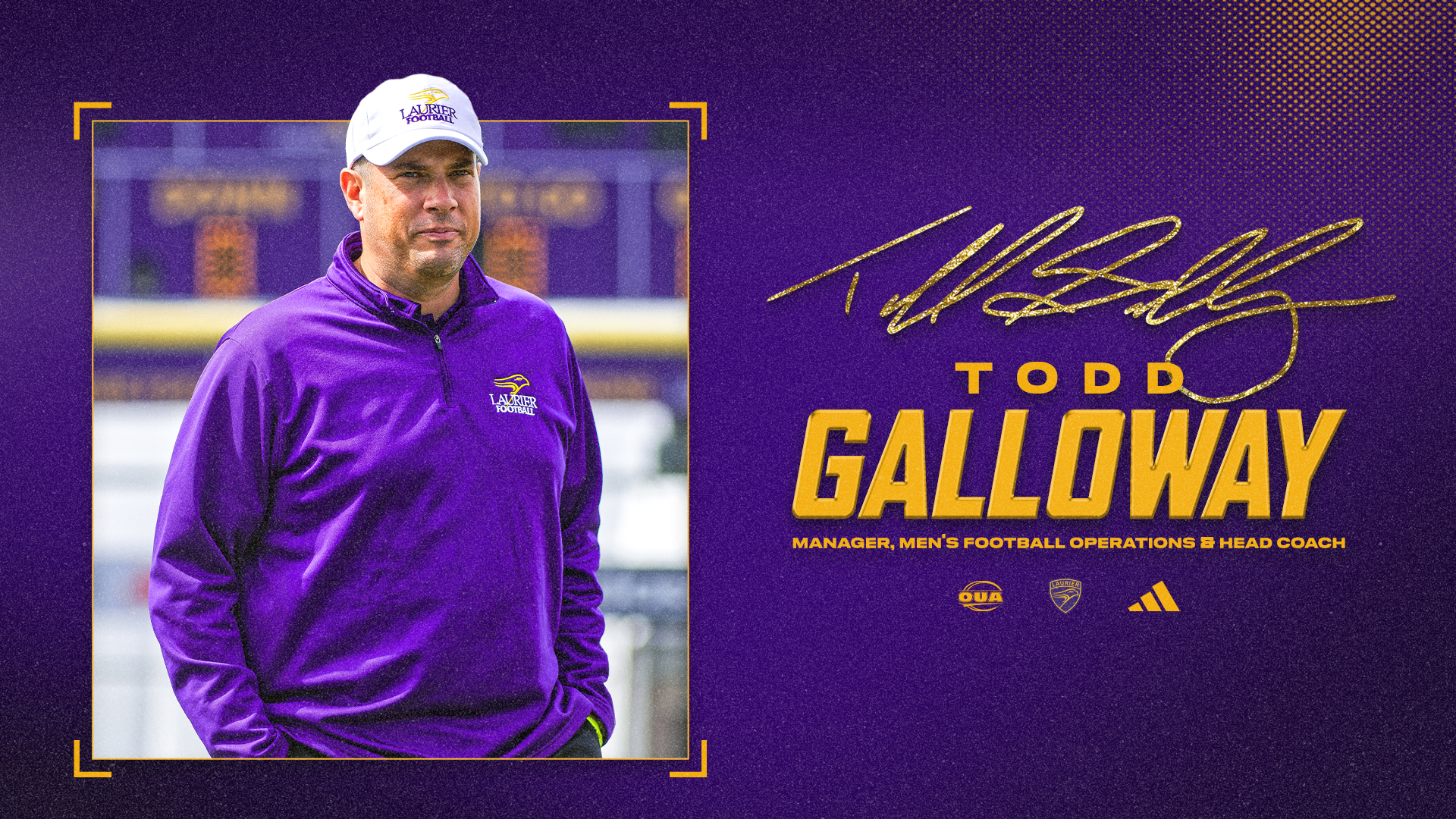 Todd Galloway named Laurier football head coach
