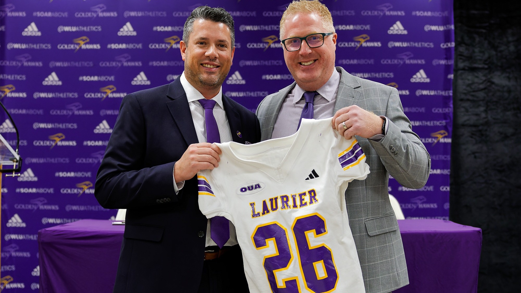 Todd Galloway formally introduced as Laurier football head coach