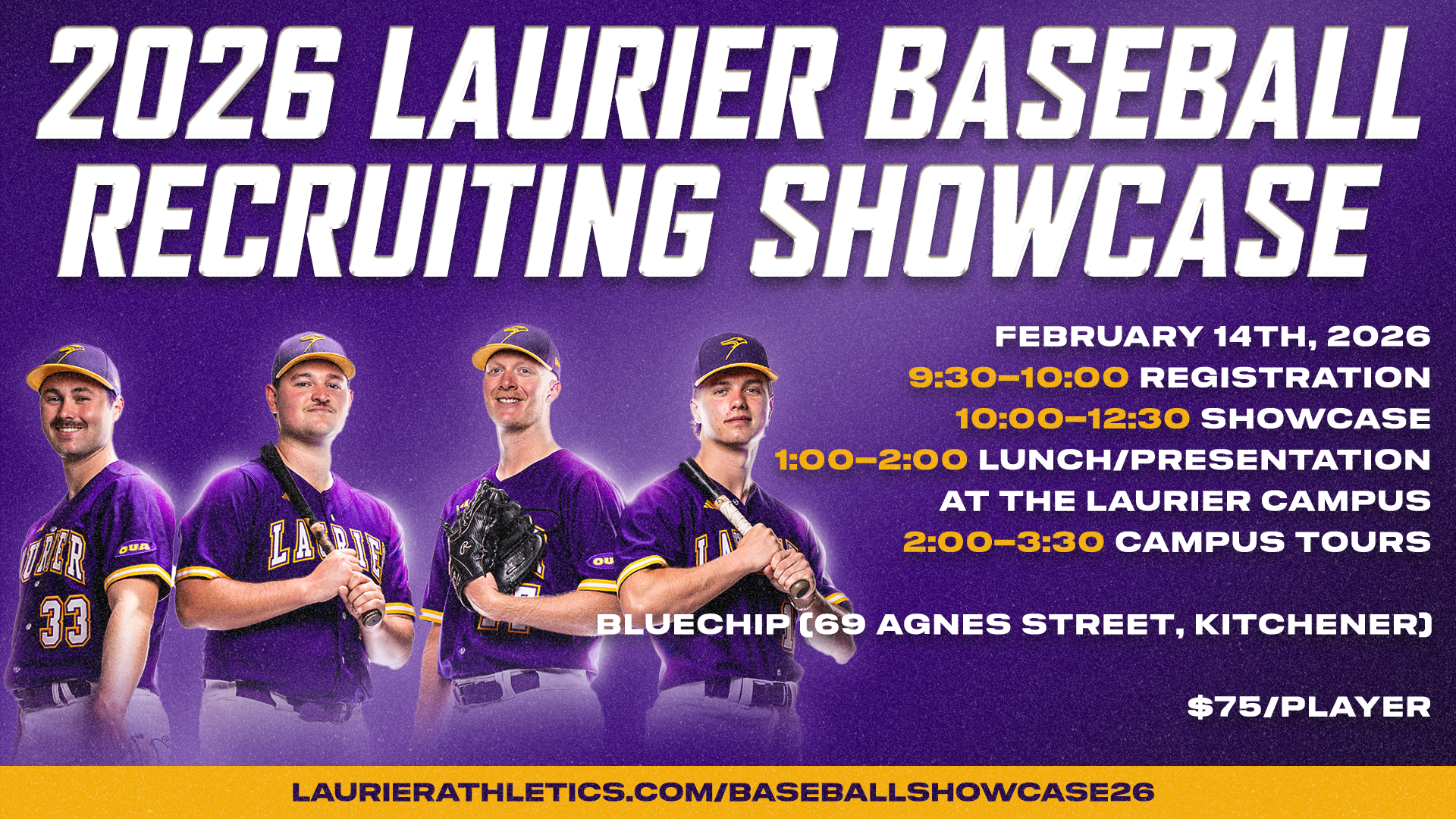 Laurier baseball showcase 2026 