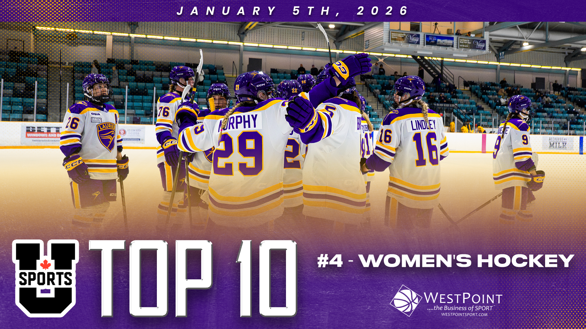 Laurier women's hockey ranked #4 in U SPORTS