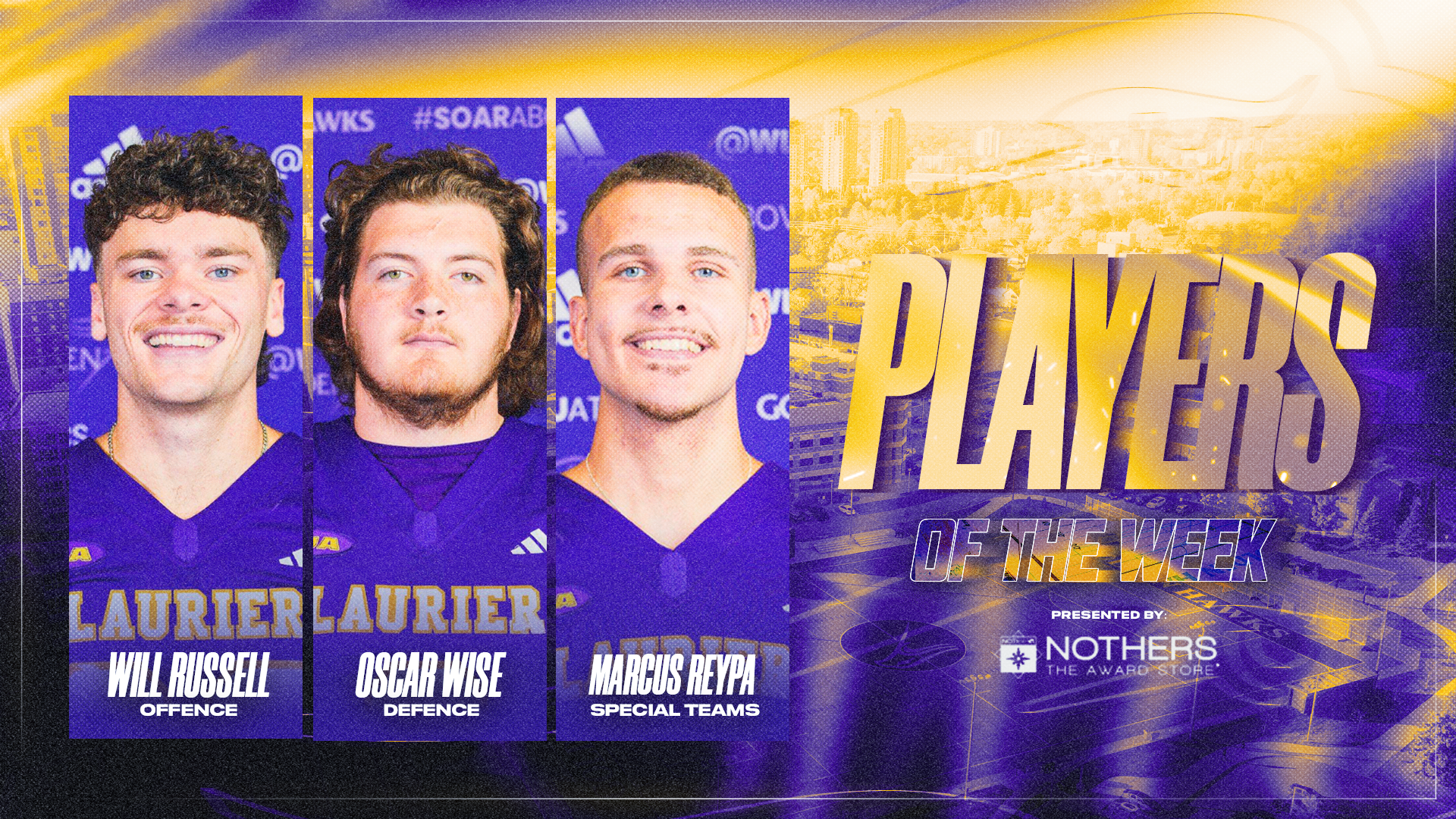 Football player of the week - Oct 26
