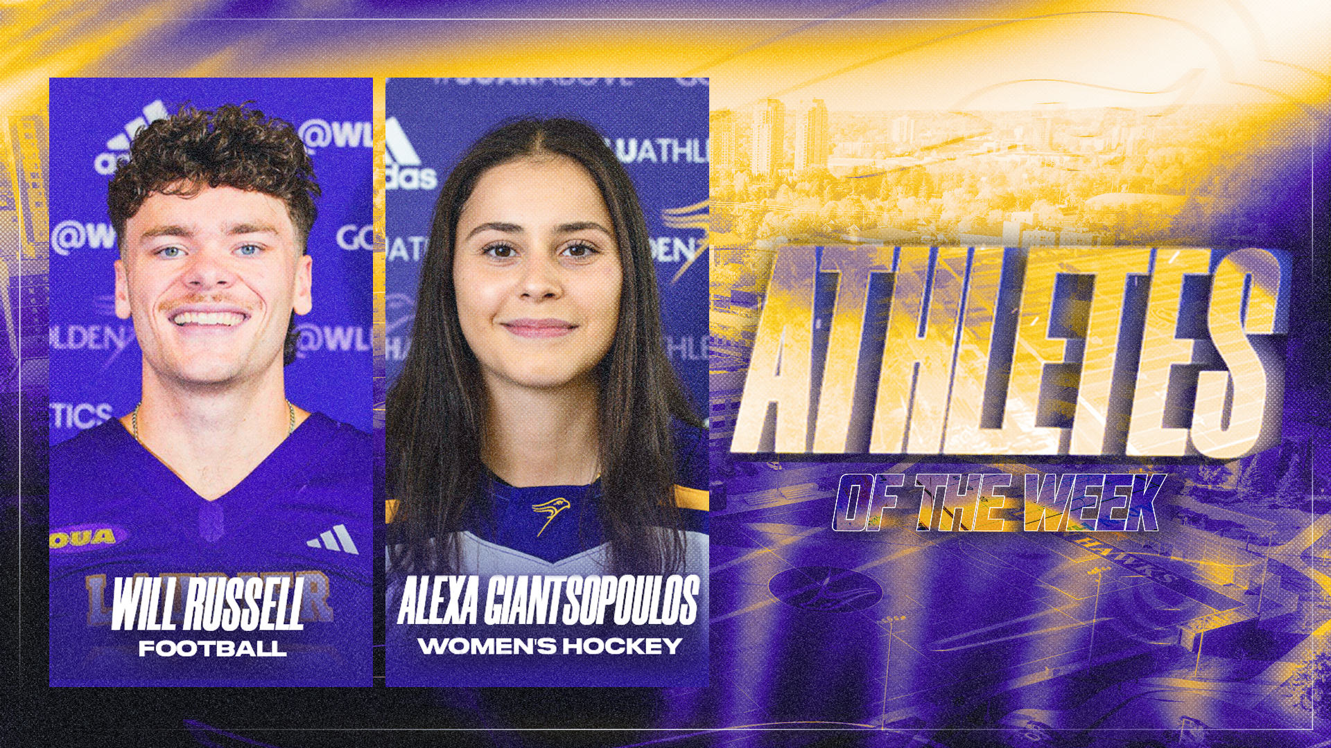 Russell and Giantsopoulos named Laurier AOTW