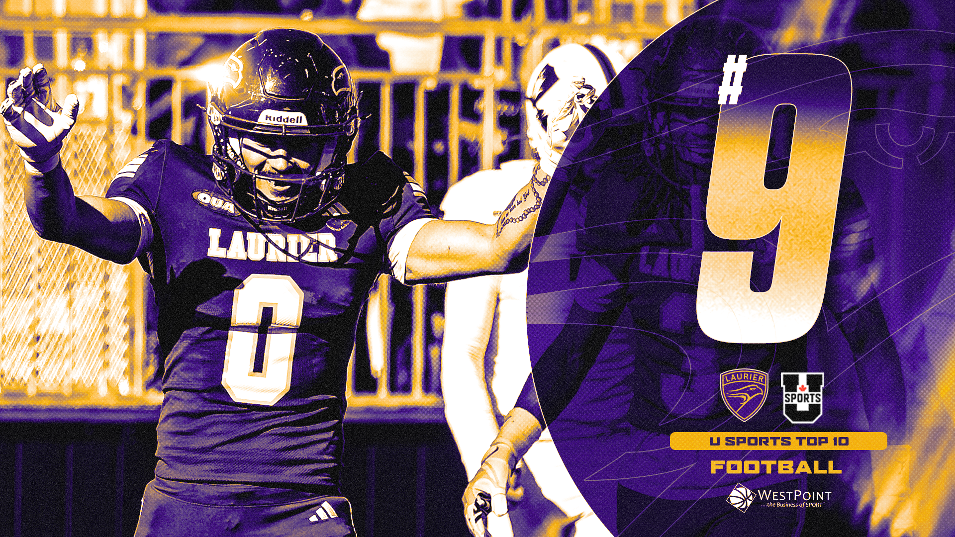 Laurier football ranks #9 in U SPORTS