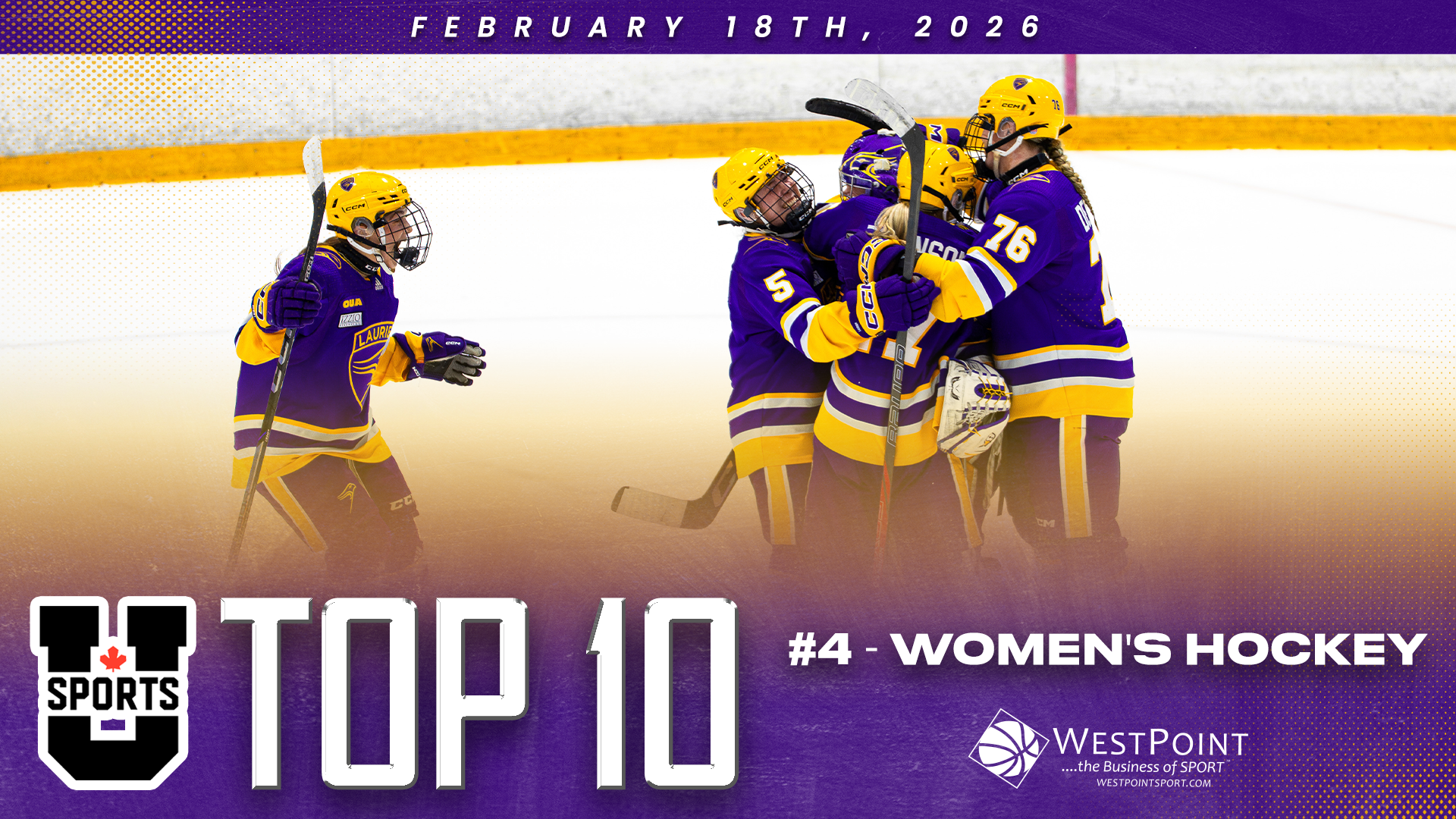 Laurier women's hockey ranked fourth in U SPORTS