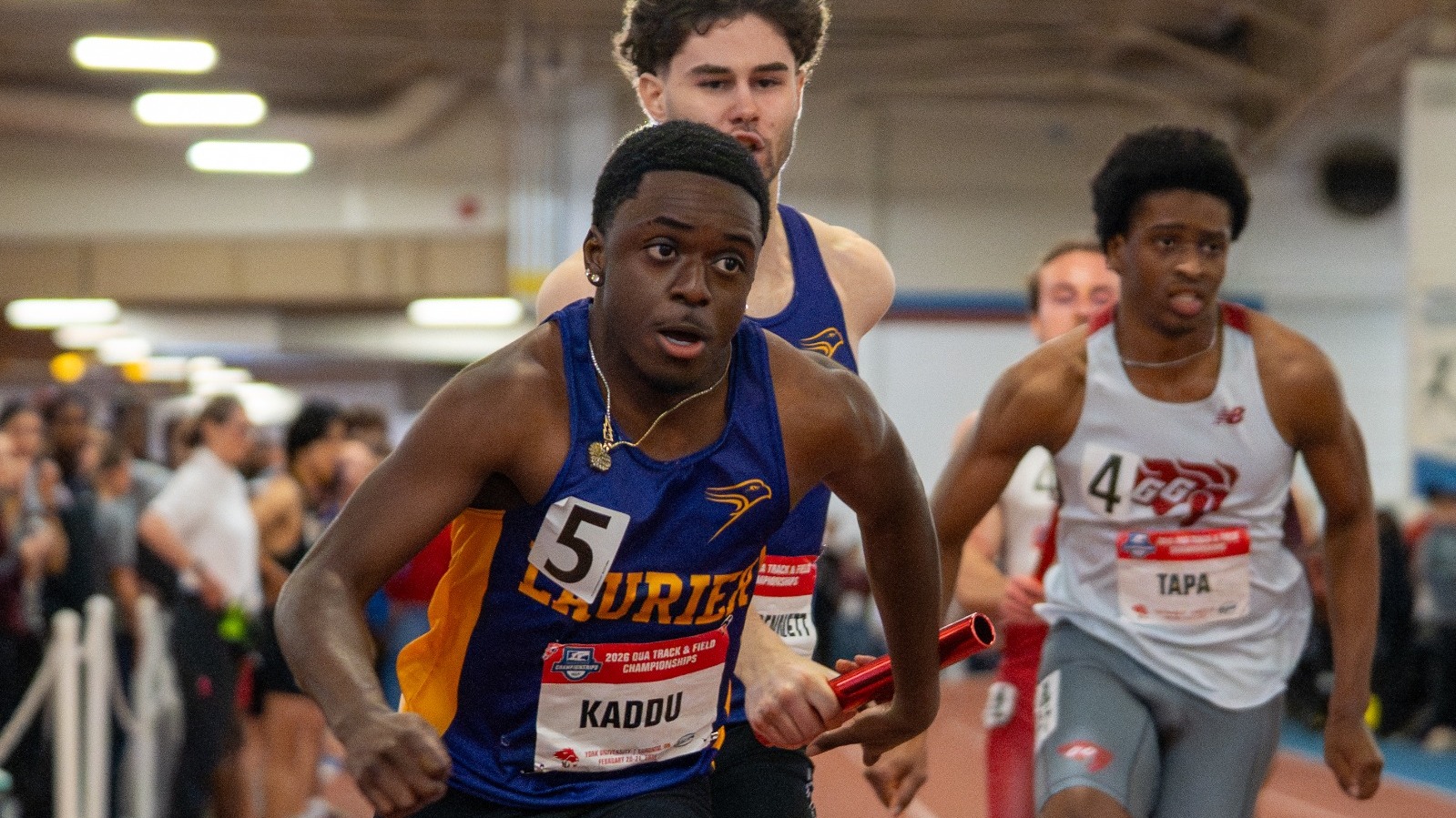 Laurier track men's relay team compete at provincials