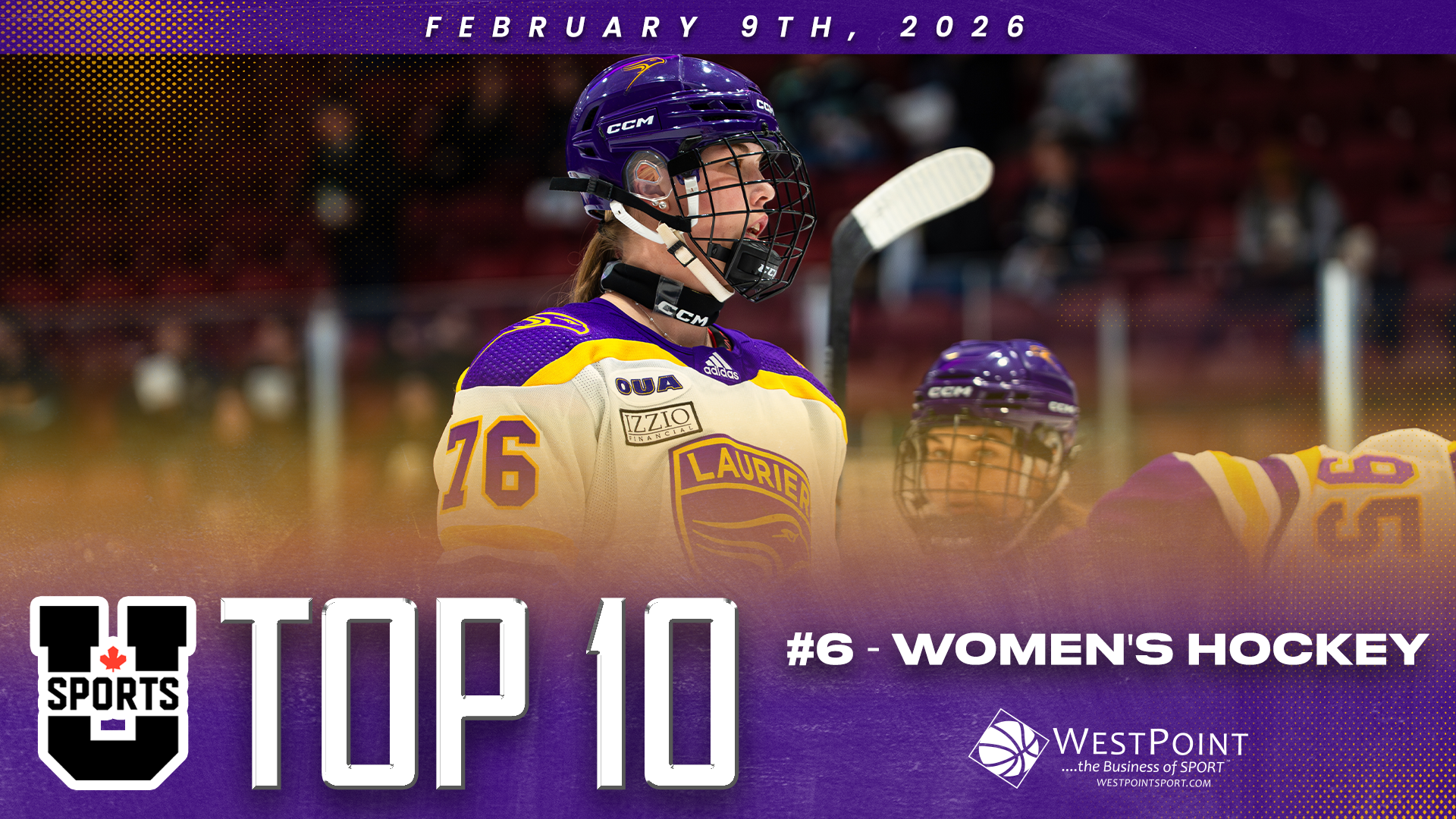 Laurier women's hockey ranked #6