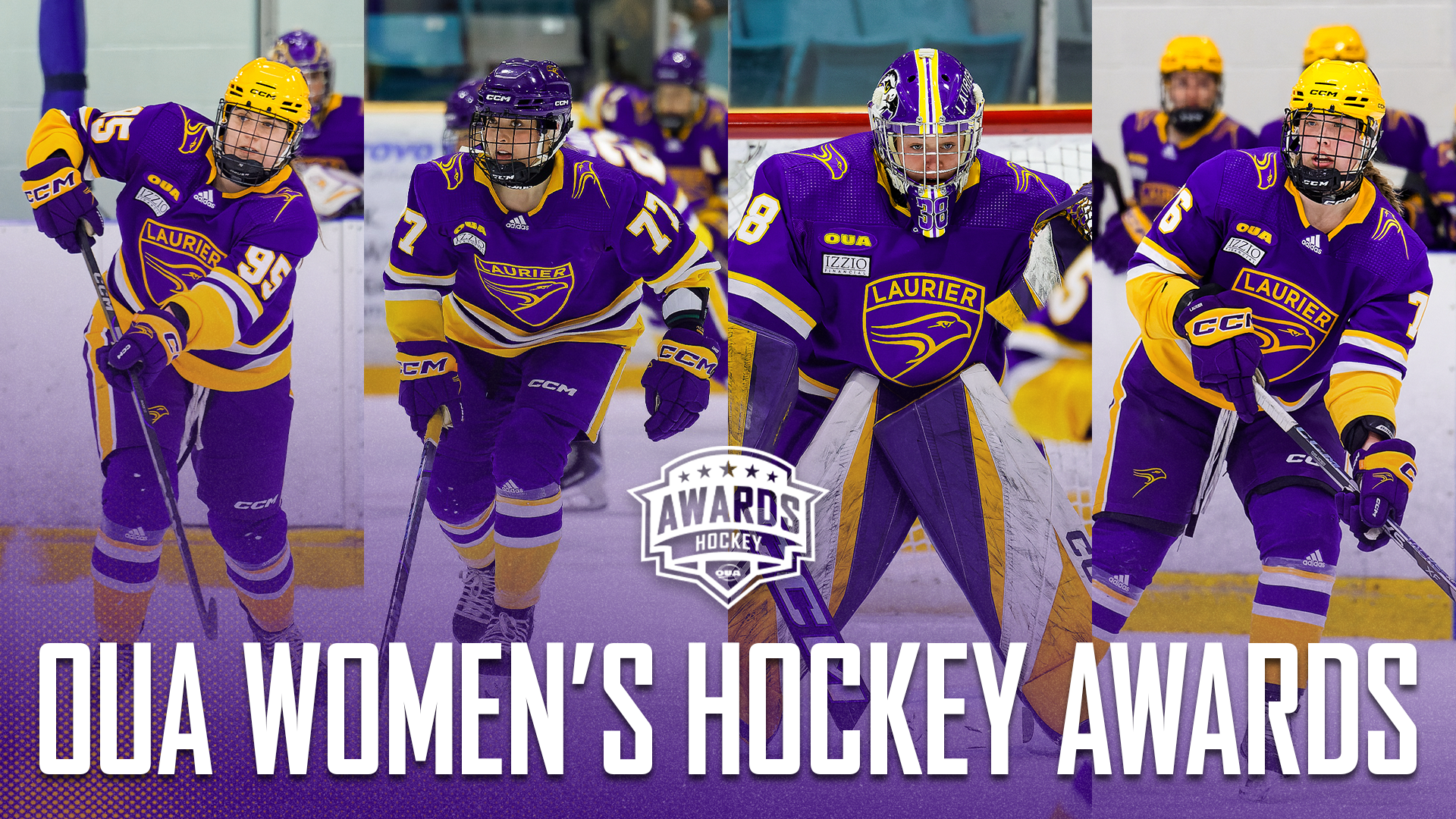 Laurier women's hockey OUA all-stars