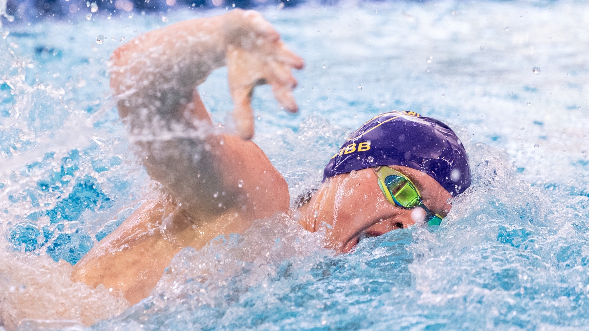 Owen Jibb races at the 2026 U SPORTS Championships