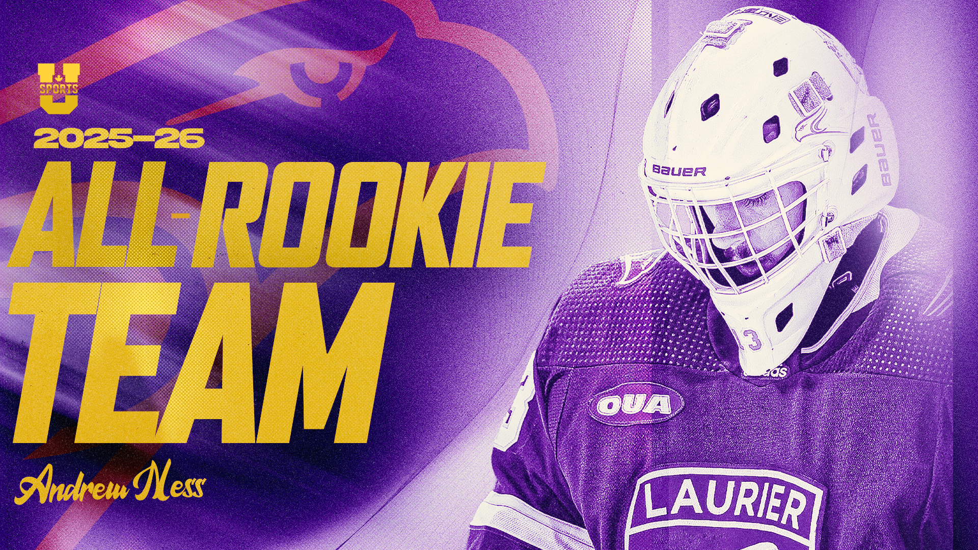 Andrew Ness named to U SPORTS all-rookie team