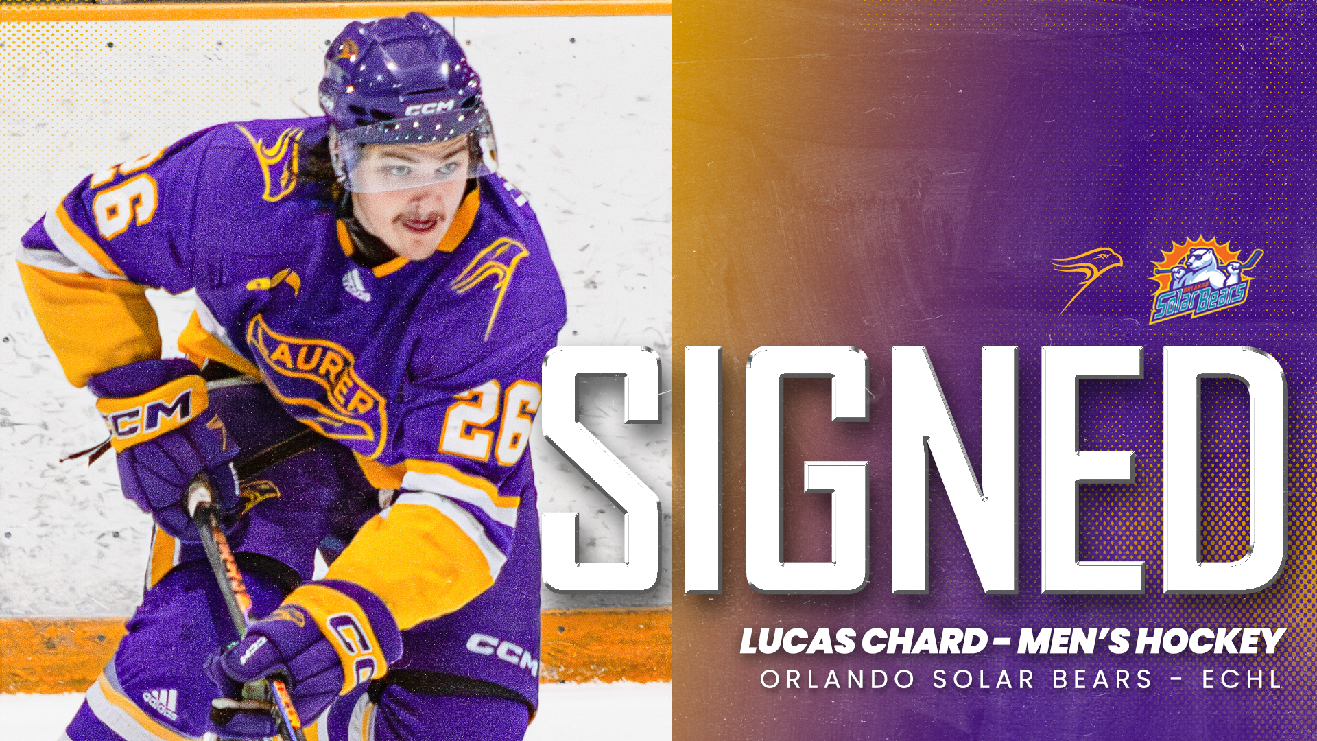 Lucas Chard signs with Orlando Solar Bears