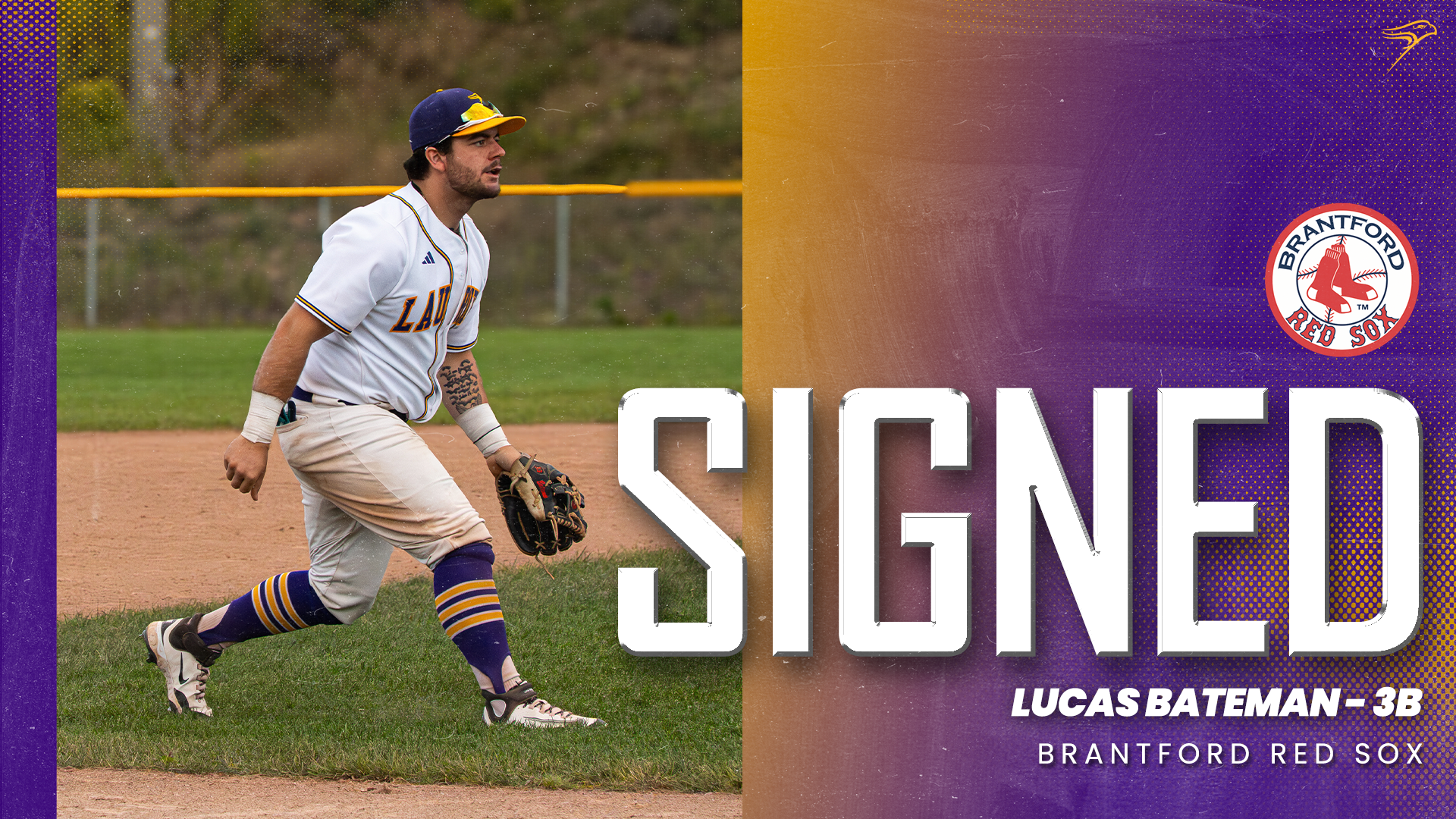 Lucas Bateman re-signs with Brantford Red Sox