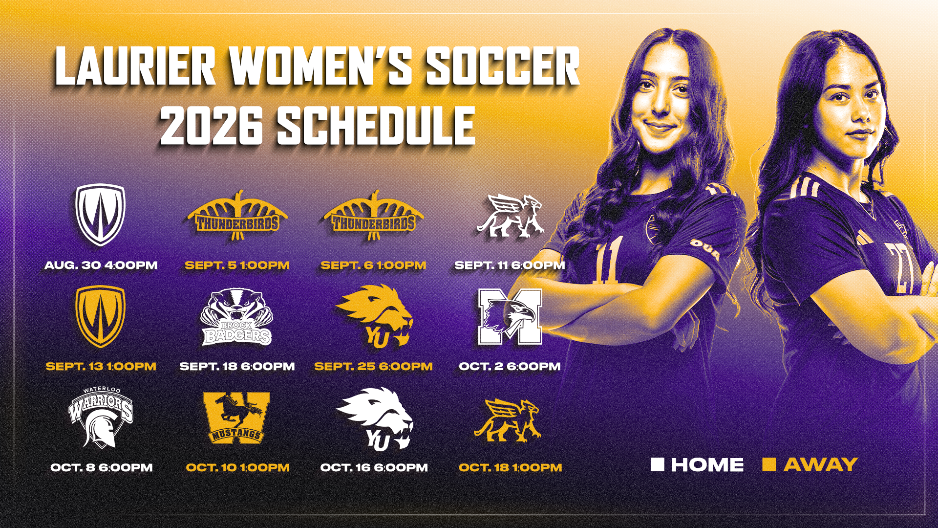 Women's soccer 2026 schedule