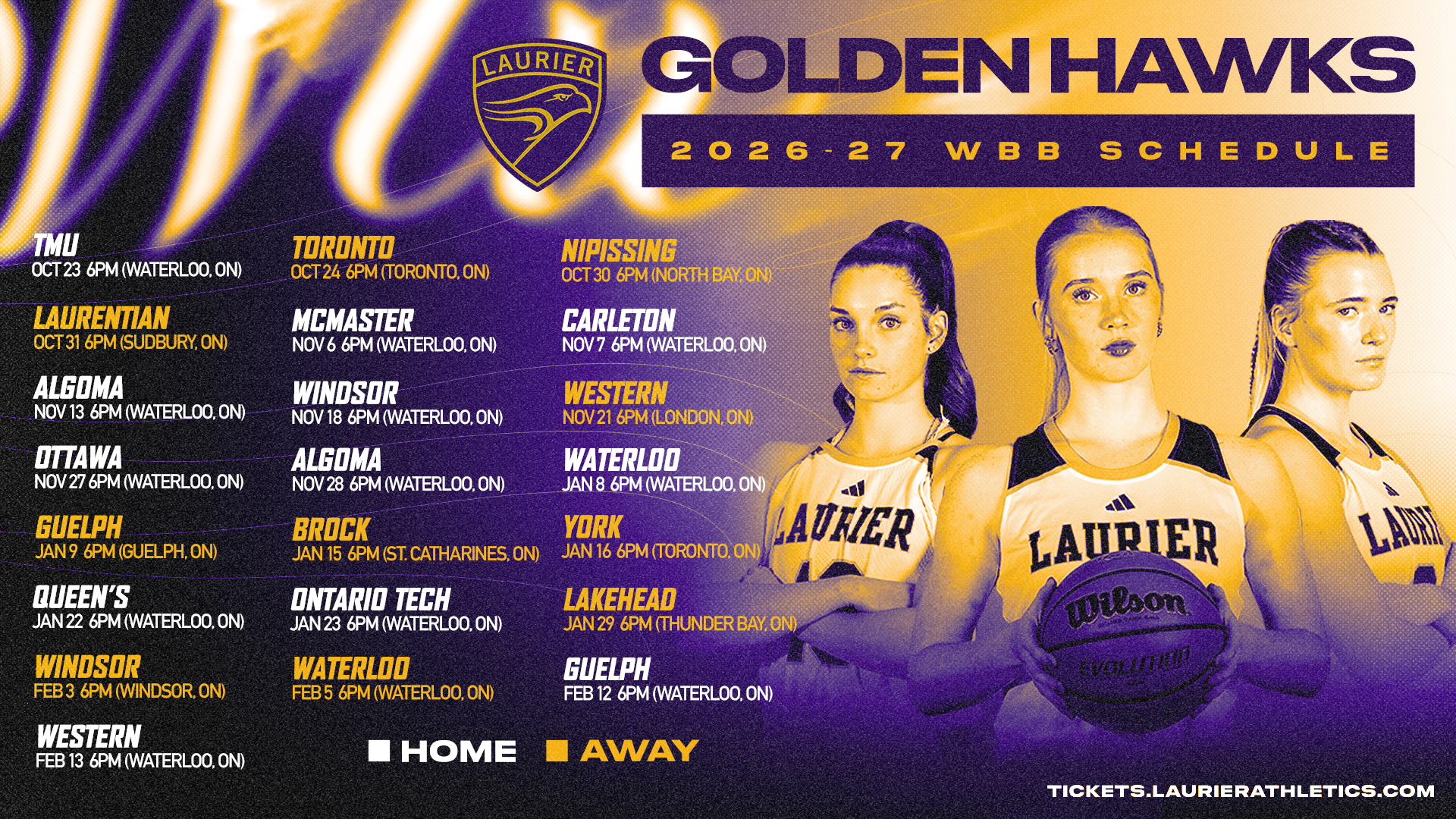 Women's basketball 2026-27 schedule