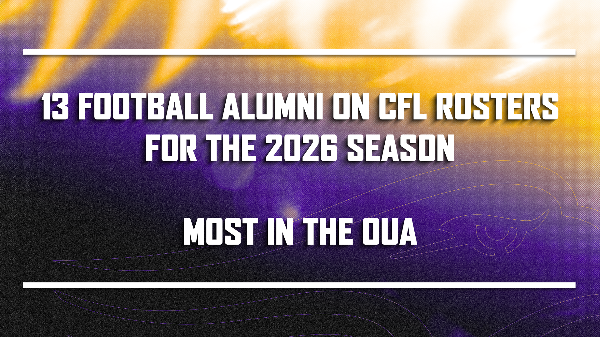 13 Laurier football alumni crack CFL opening night rosters
