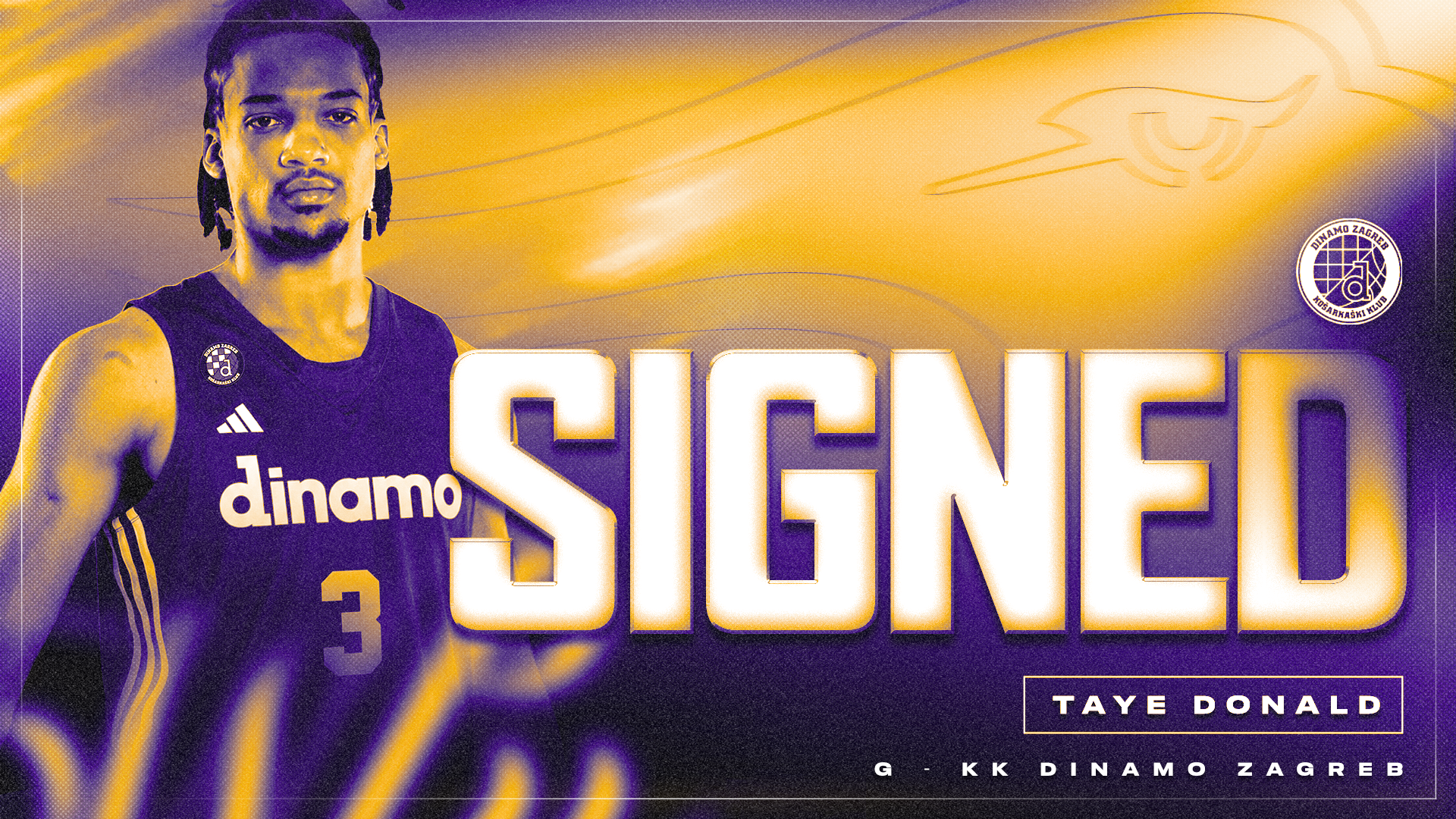 Taye Donald Dinamo Zagreb signing