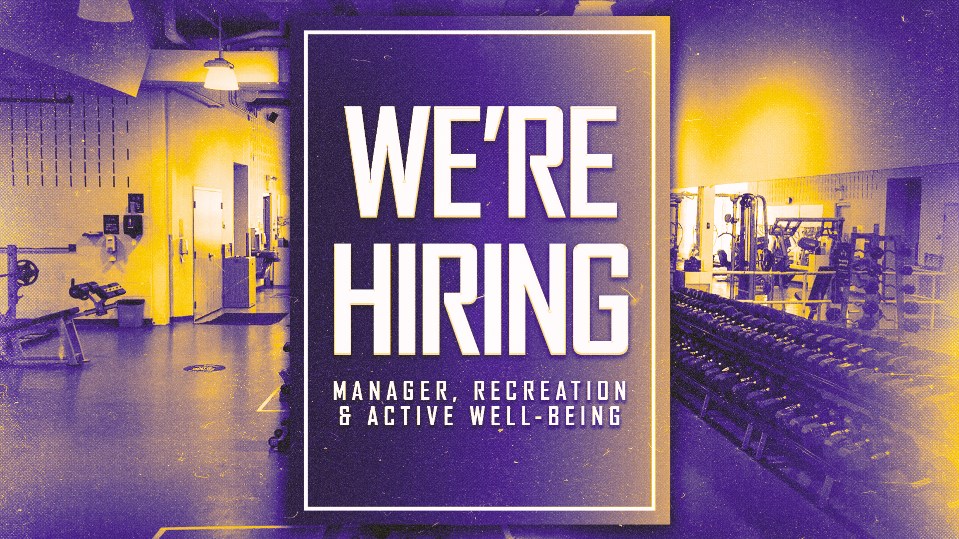 Manger of Recreation & Active Well-Being