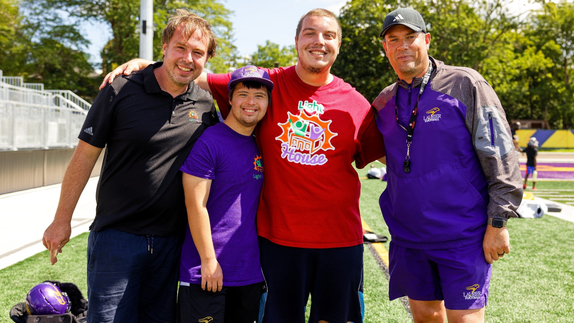 KW Light House visits Laurier football training camp