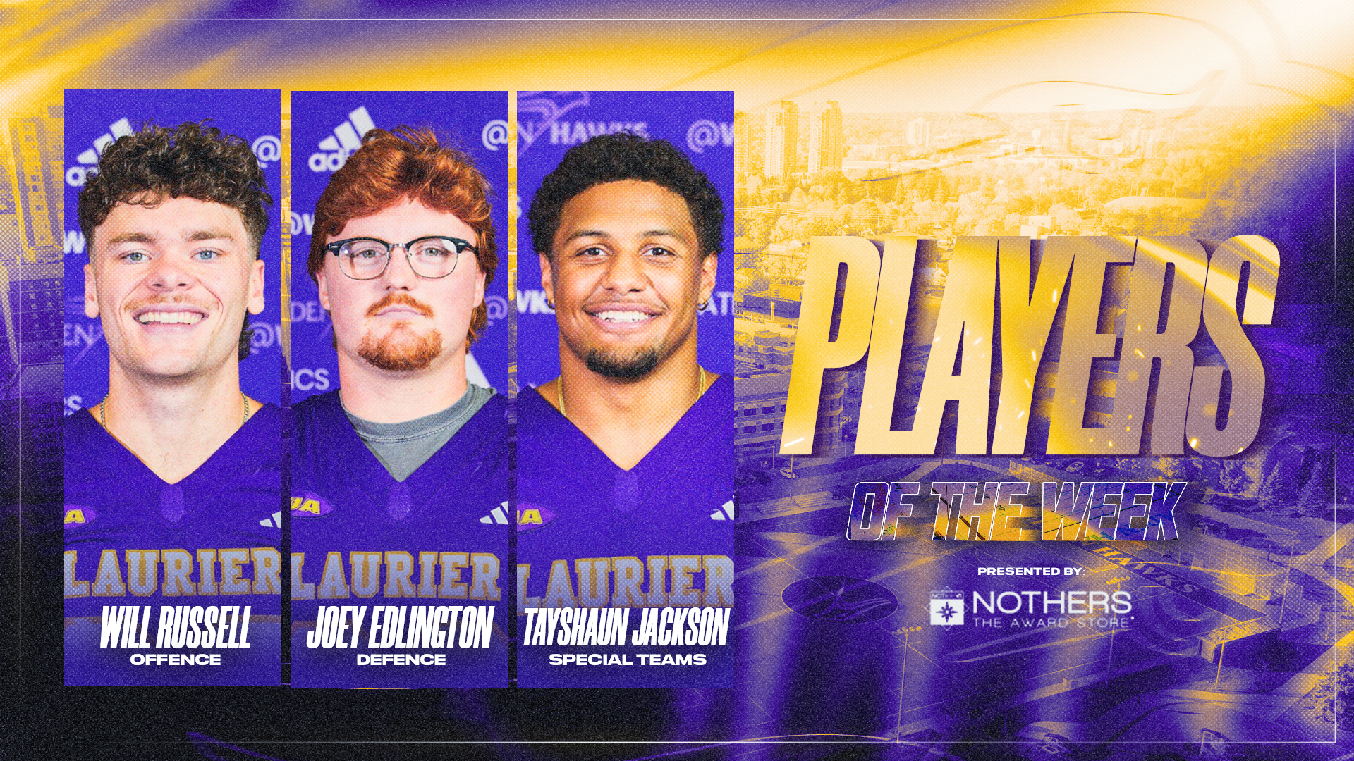Laurier football players of the week - Aug 29