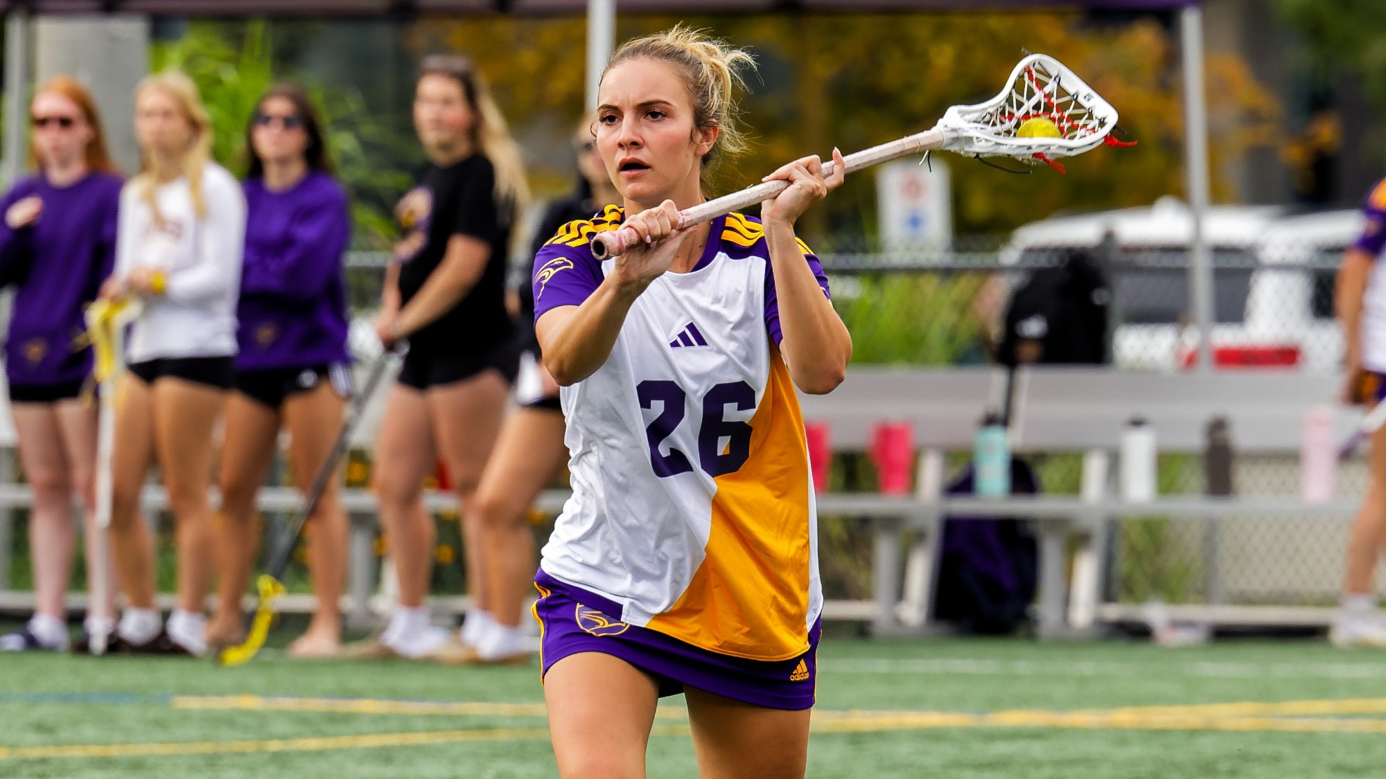 Zoe Kruger takes a shot against Toronto