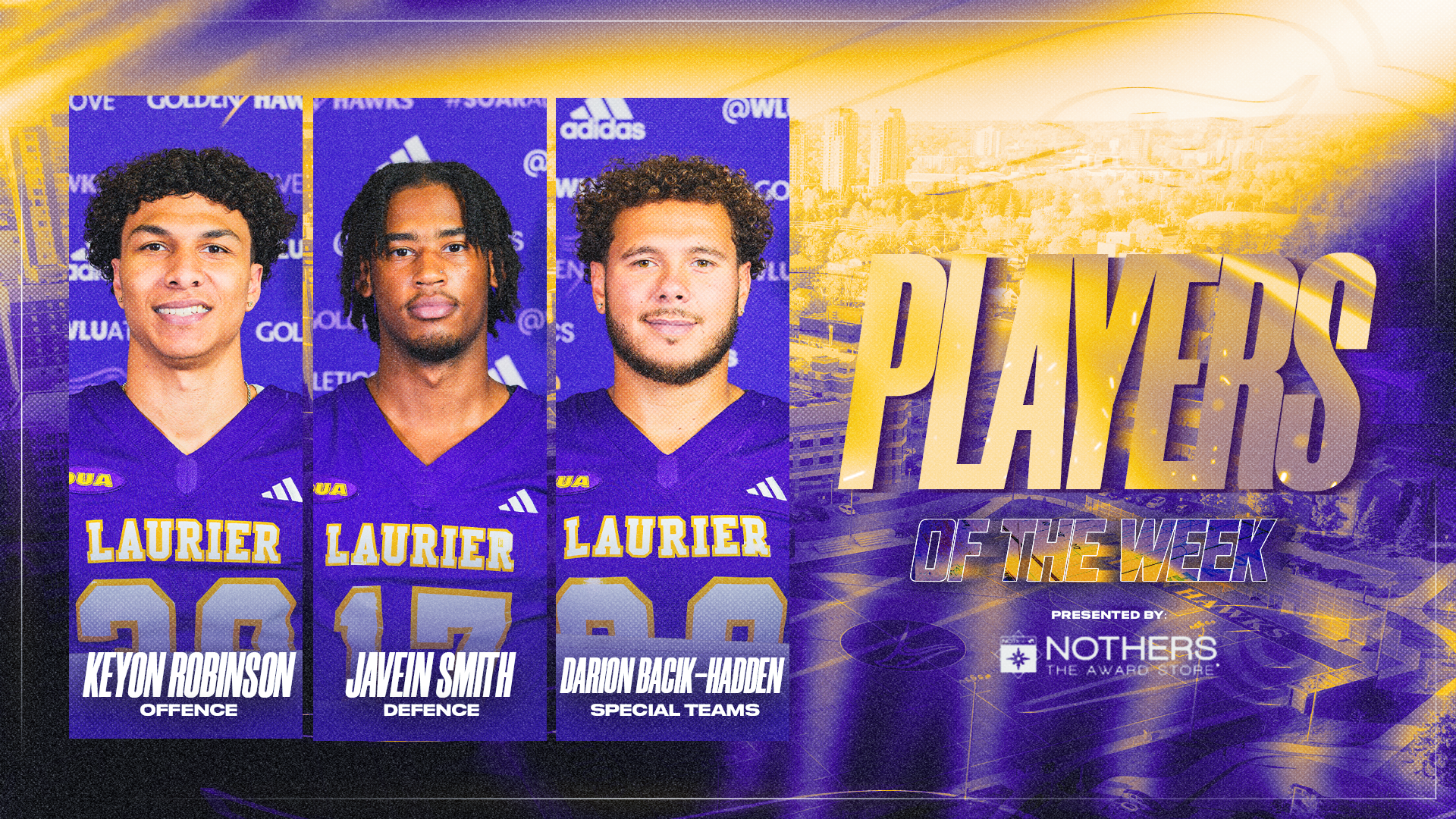 Laurier football players of the week - week 5
