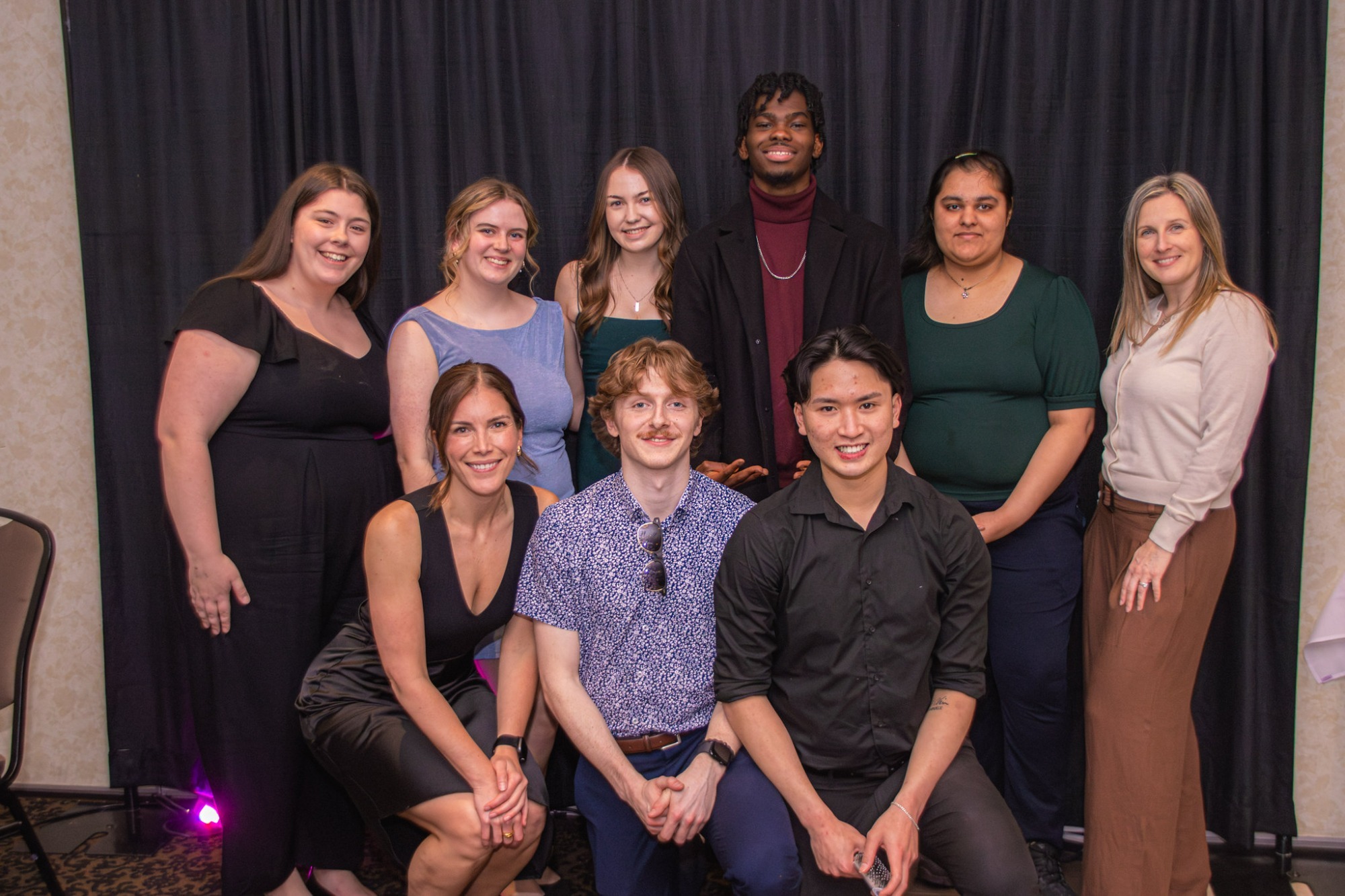 Athletic Banquet student leader team