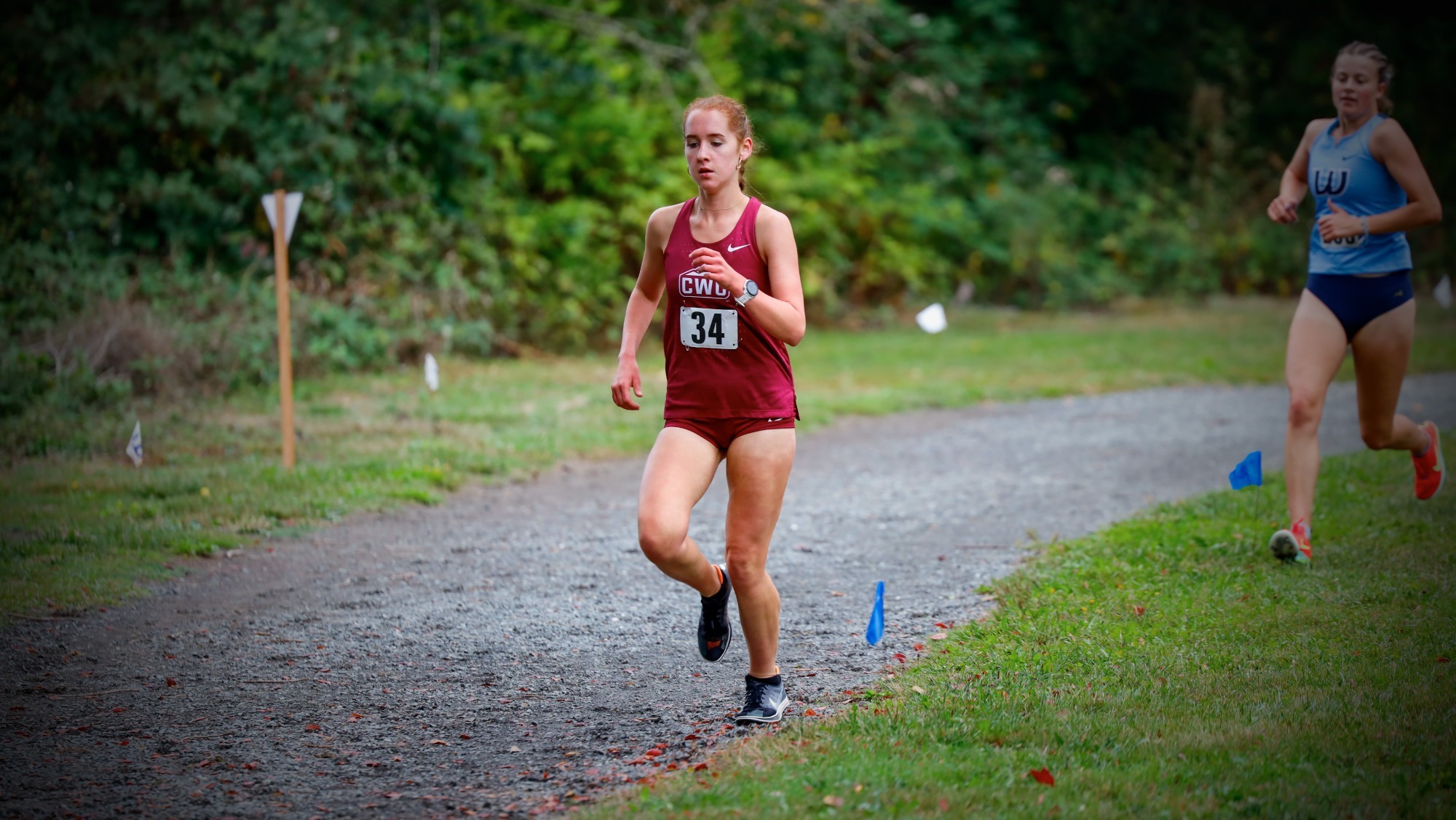 women's XC action shot 