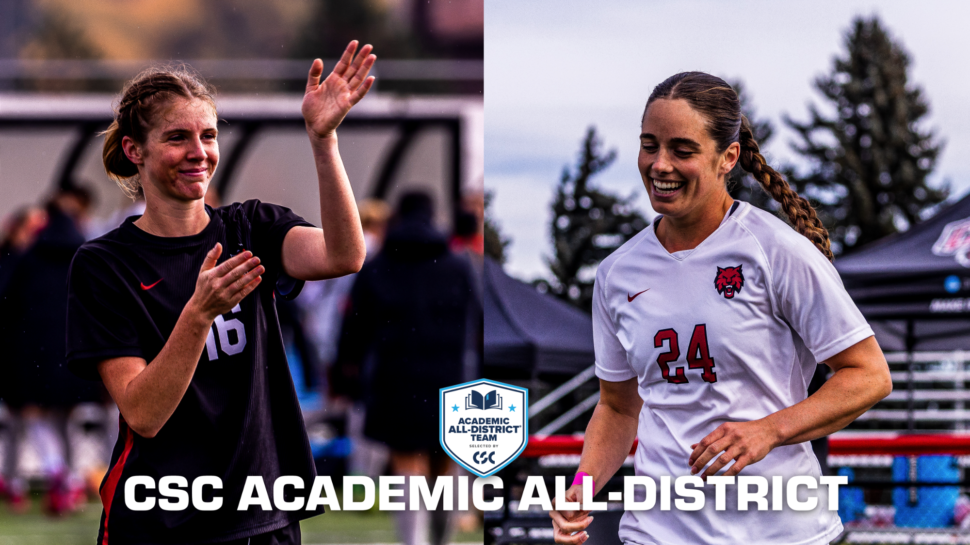 Casey Park & Annelise Bauman CSC Academic All-District