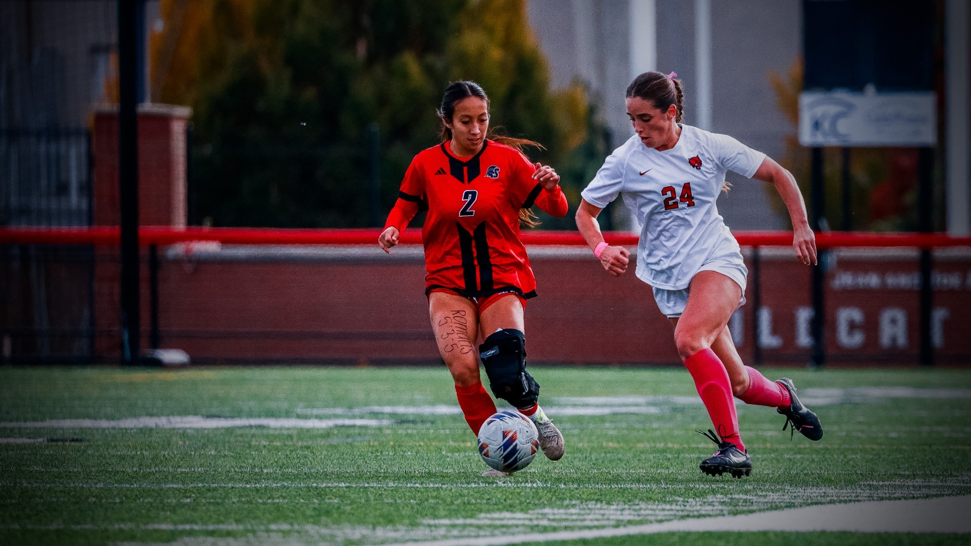 women's soccer action shot 