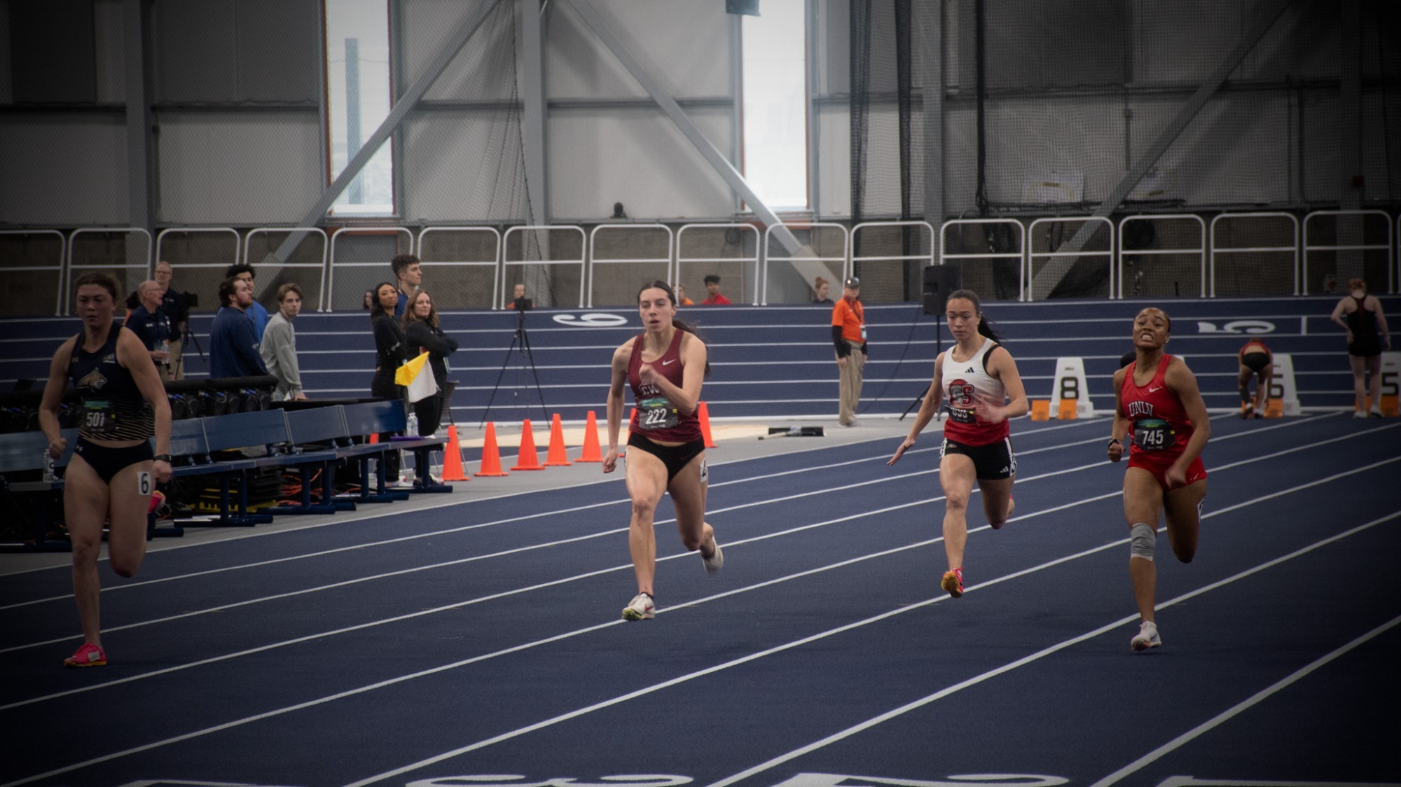 track and field action shot 