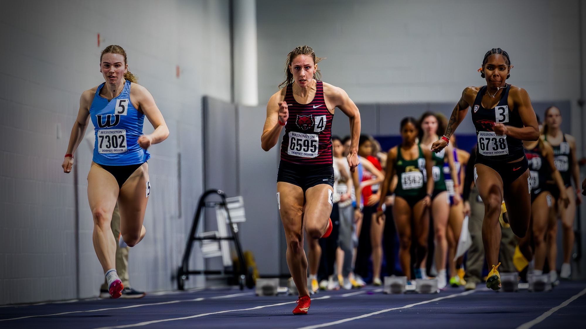 Women's Track and Field action shot 