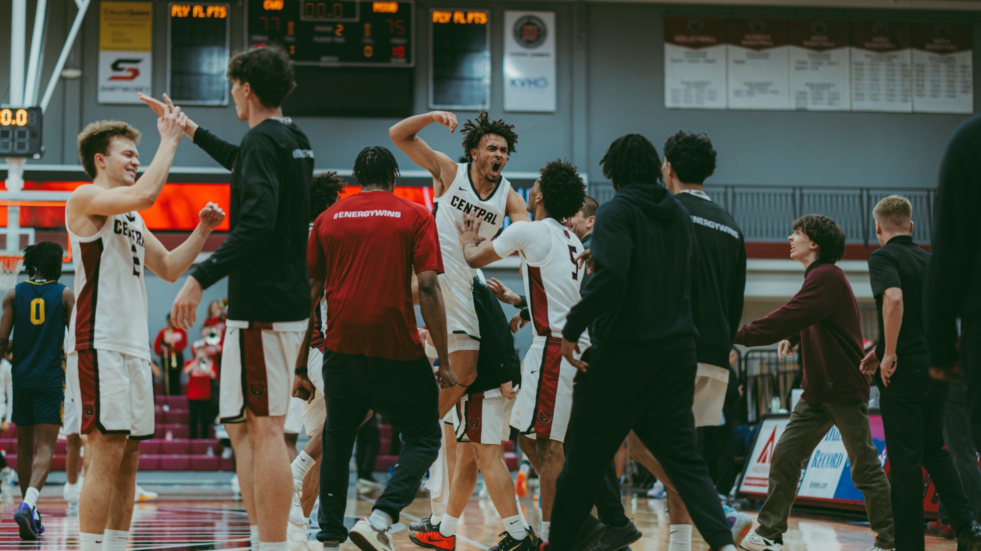 Team Celebration in Win over MSUB 2.12.2026