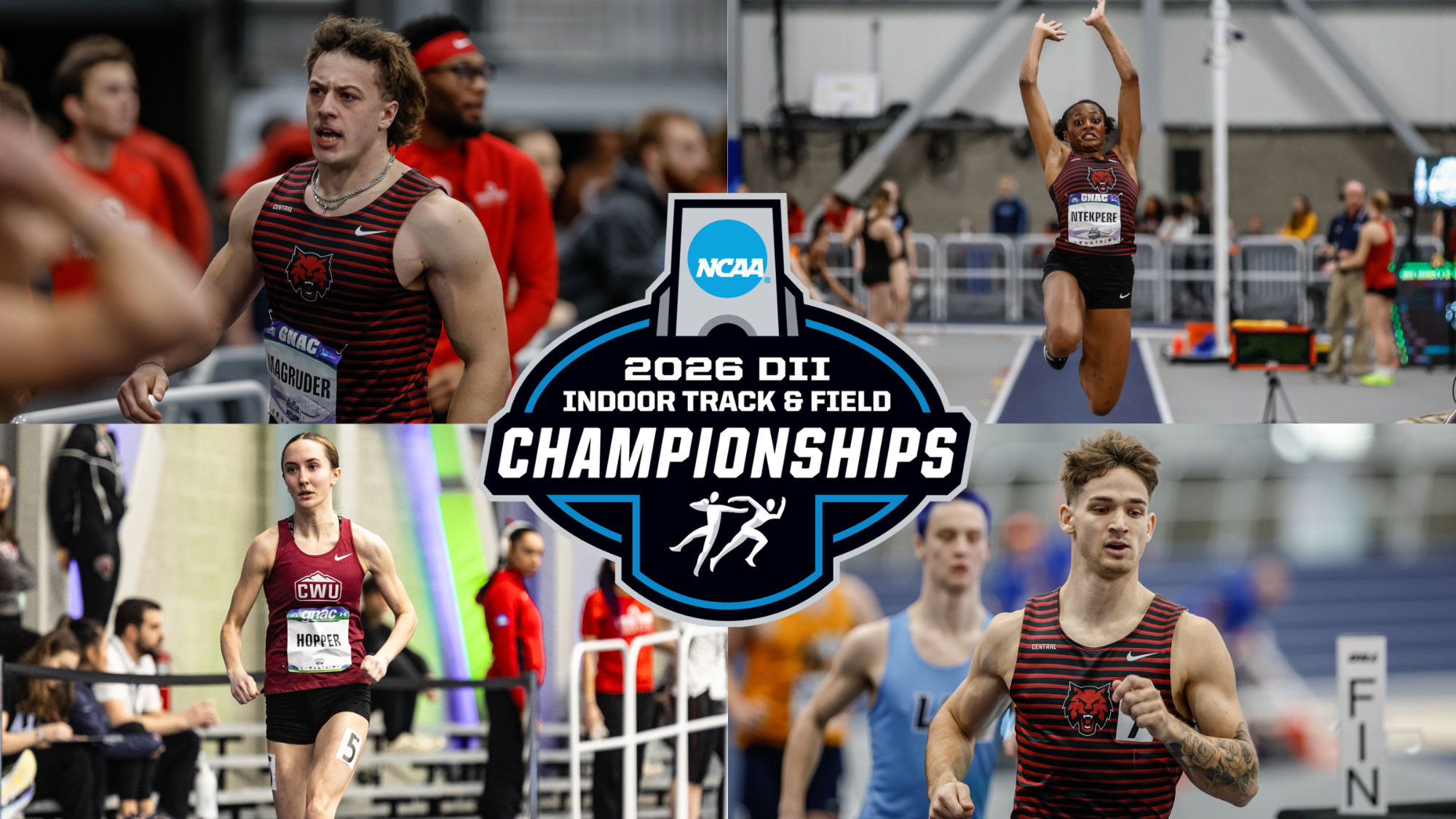 NCAA Indoor Track & Field Championships qualifier graphic