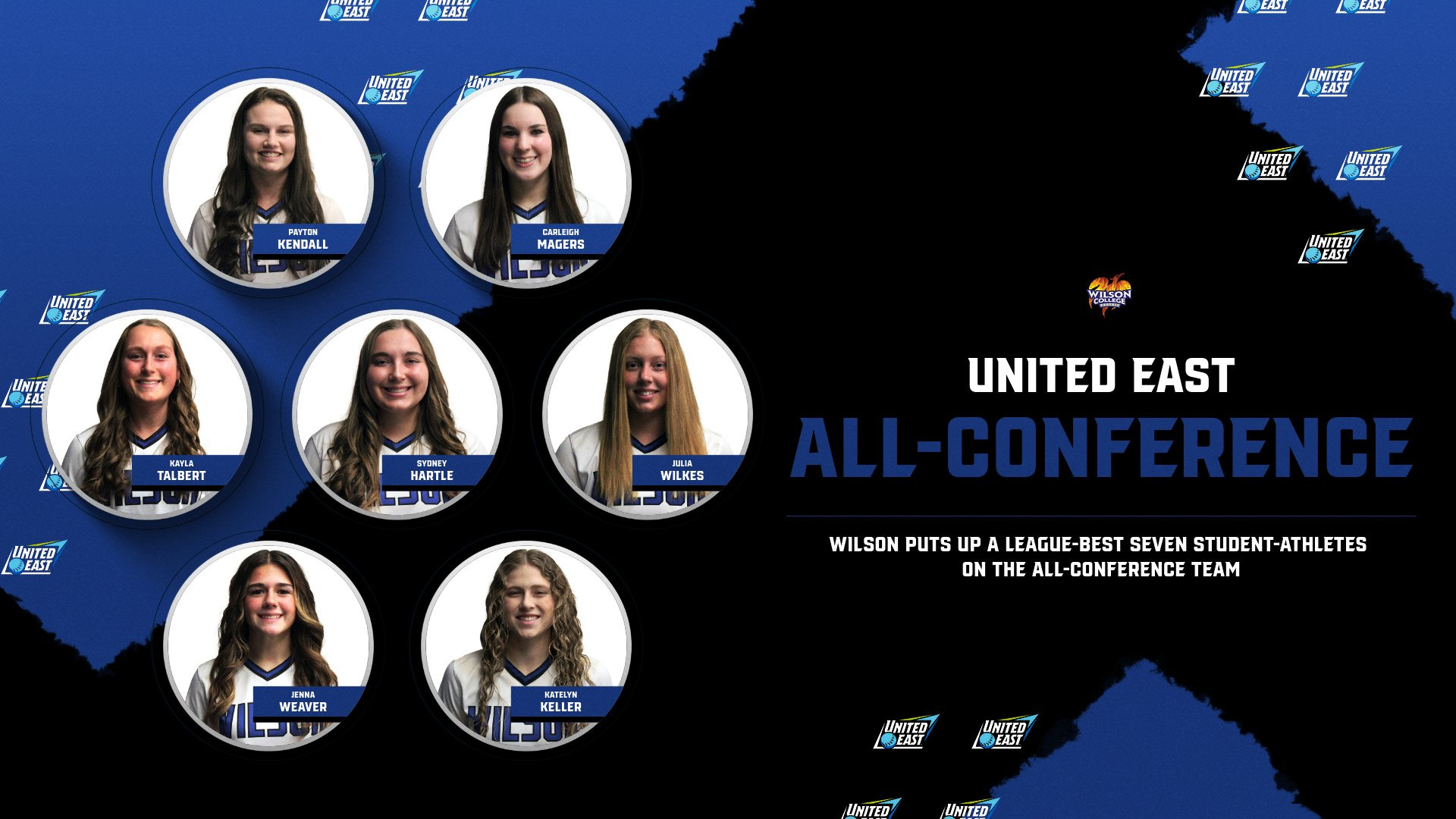 Seven Players Named To United East All-Conference Softball Team