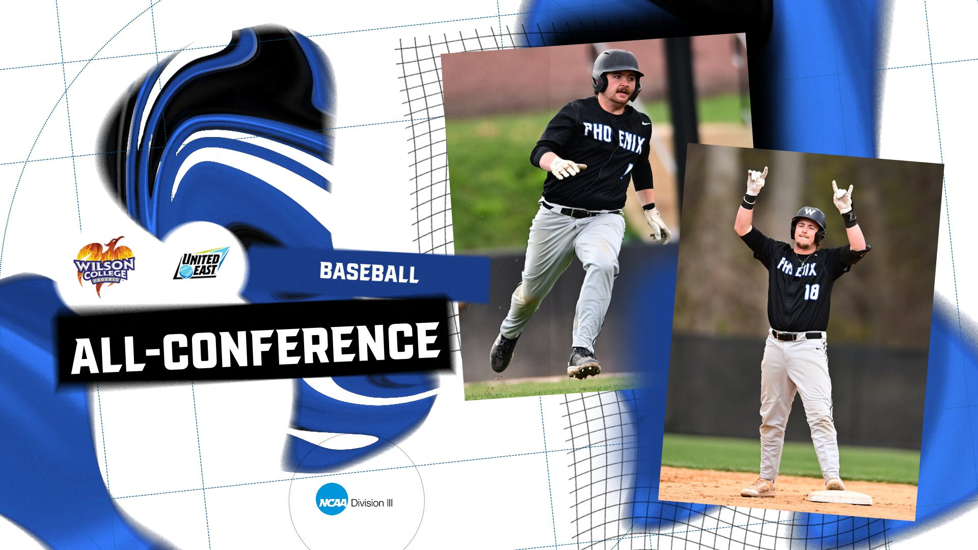 United East Baseball All-Conference selections Tyler Smith and Harry Middlebrooks