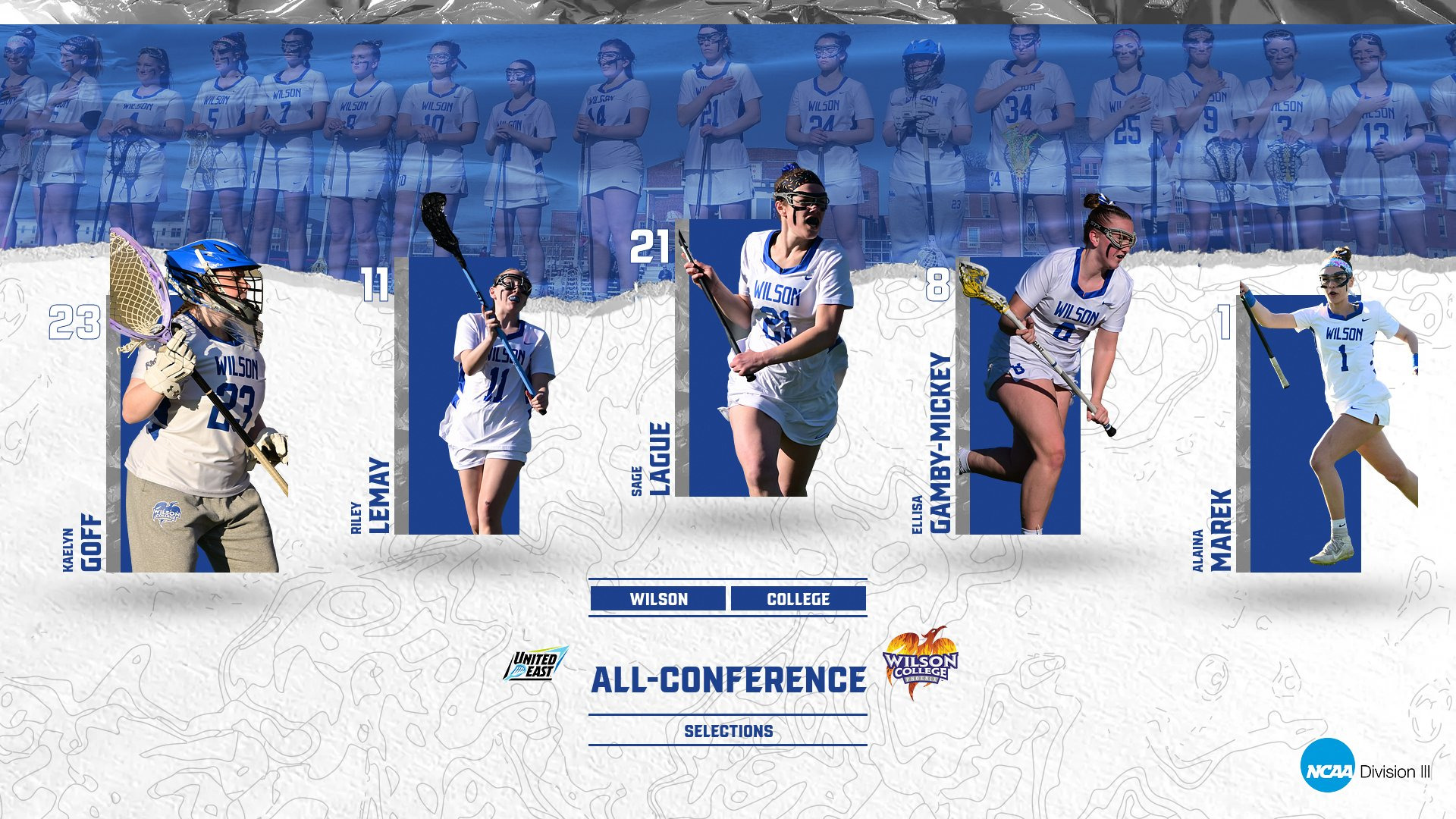 2025 Wilson Women's Lacrosse All-Conference Selections