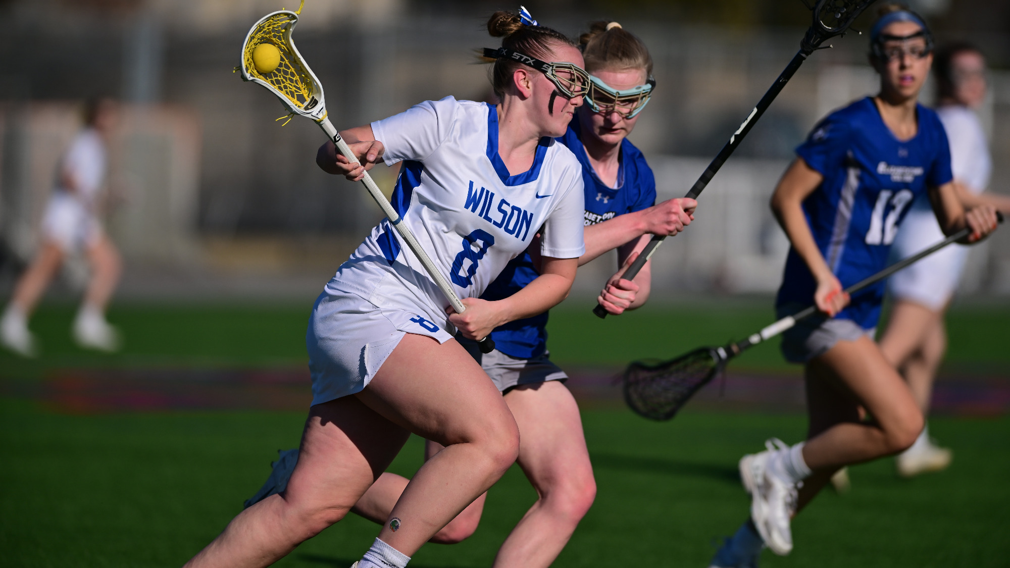 Ellisa Gamby-Mickey drives by a defender