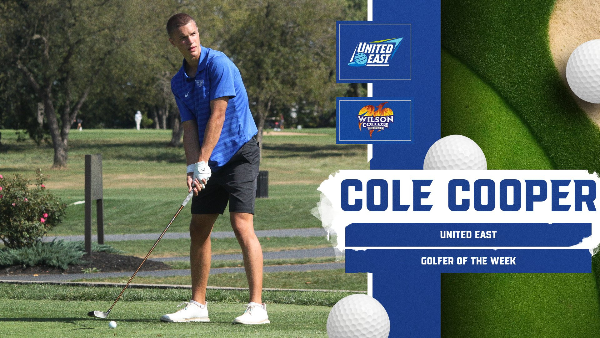 Cole Cooper named United East Golfer of the Week