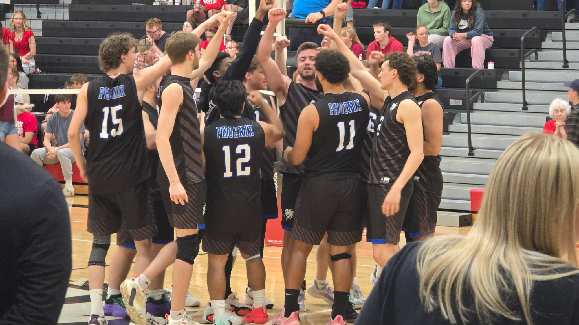 Team Huddle at the championship final
