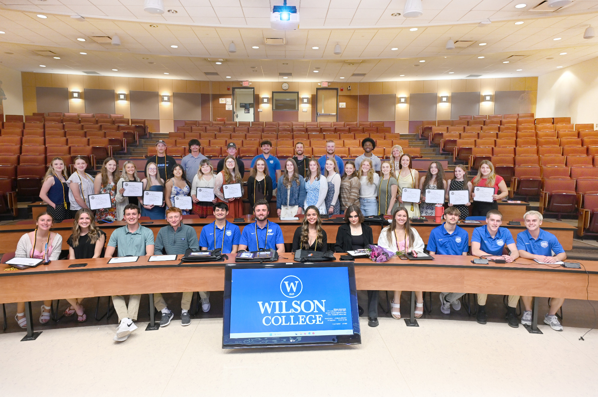 Scenes from the Wilson Athletics Awards Ceremony