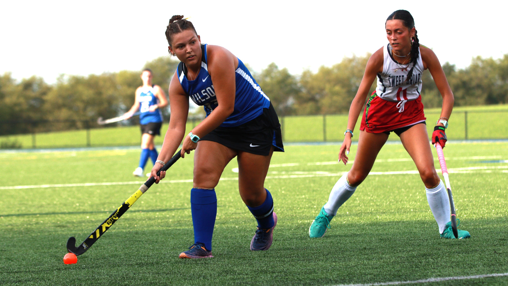 Hannah Bost looks for an open teammate