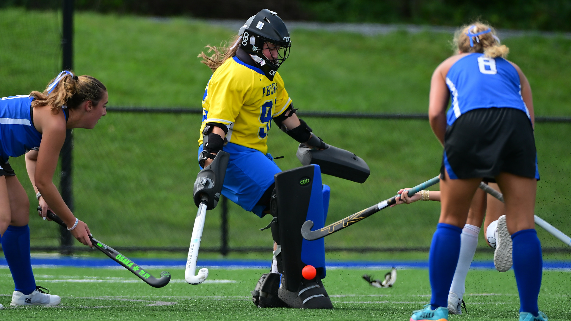 Erin Sullivan makes a save